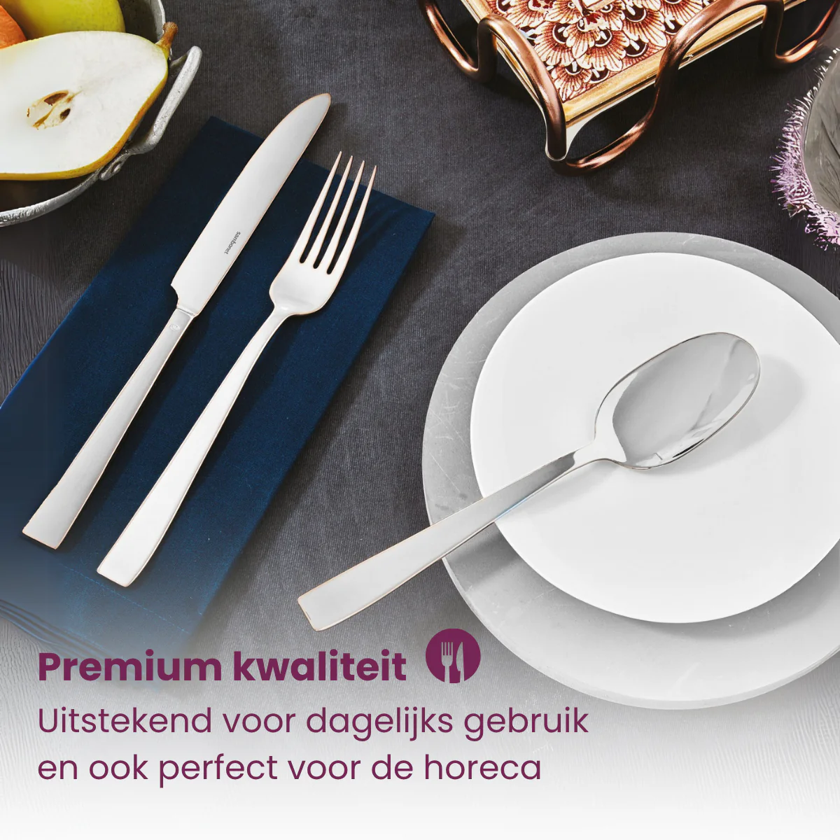 Sambonet Bestekset Flat - RVS - 36 delig | 6 personen - Image 11