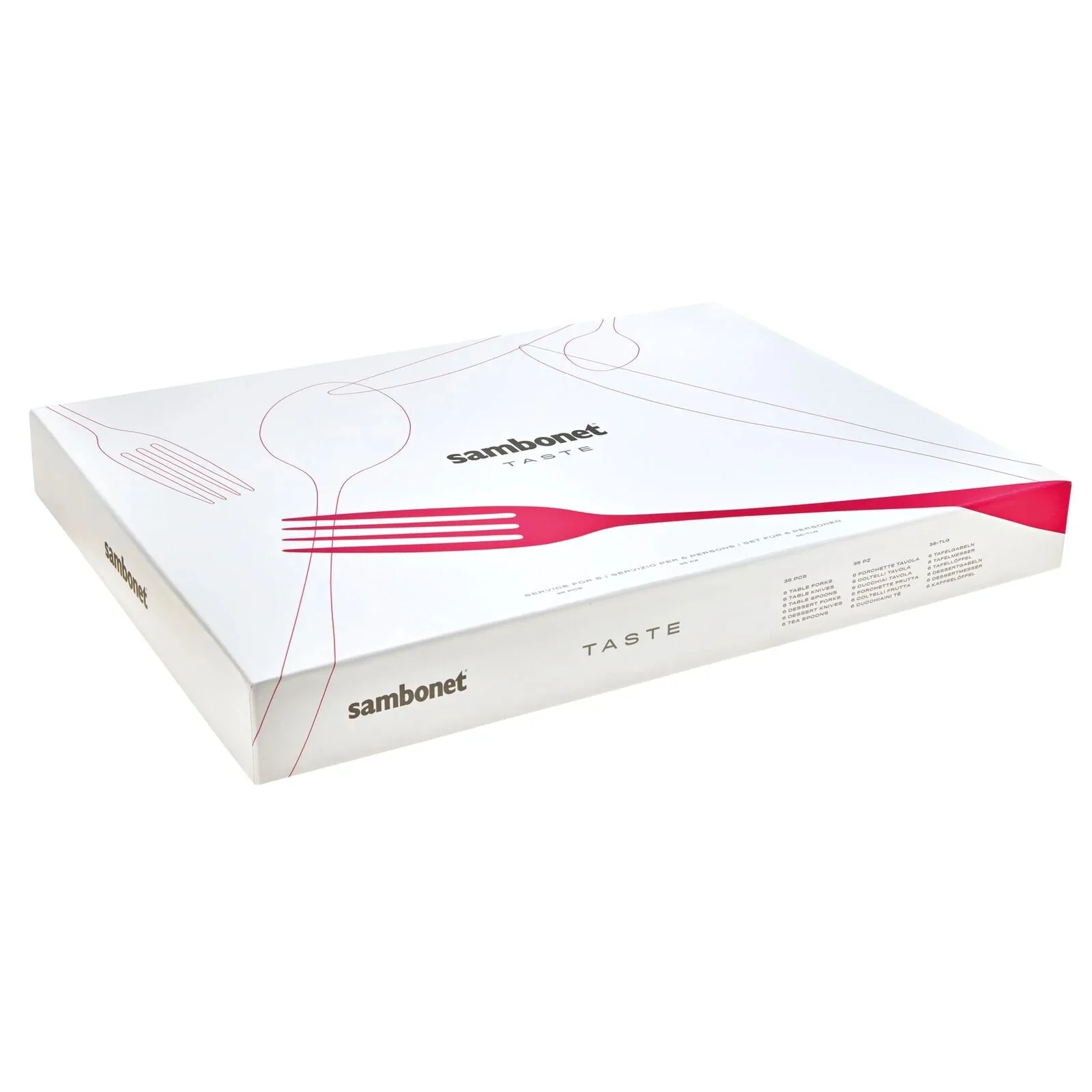 Sambonet Bestekset Taste Mirror - RVS - 4 Delig | 1 persoon - Image 6