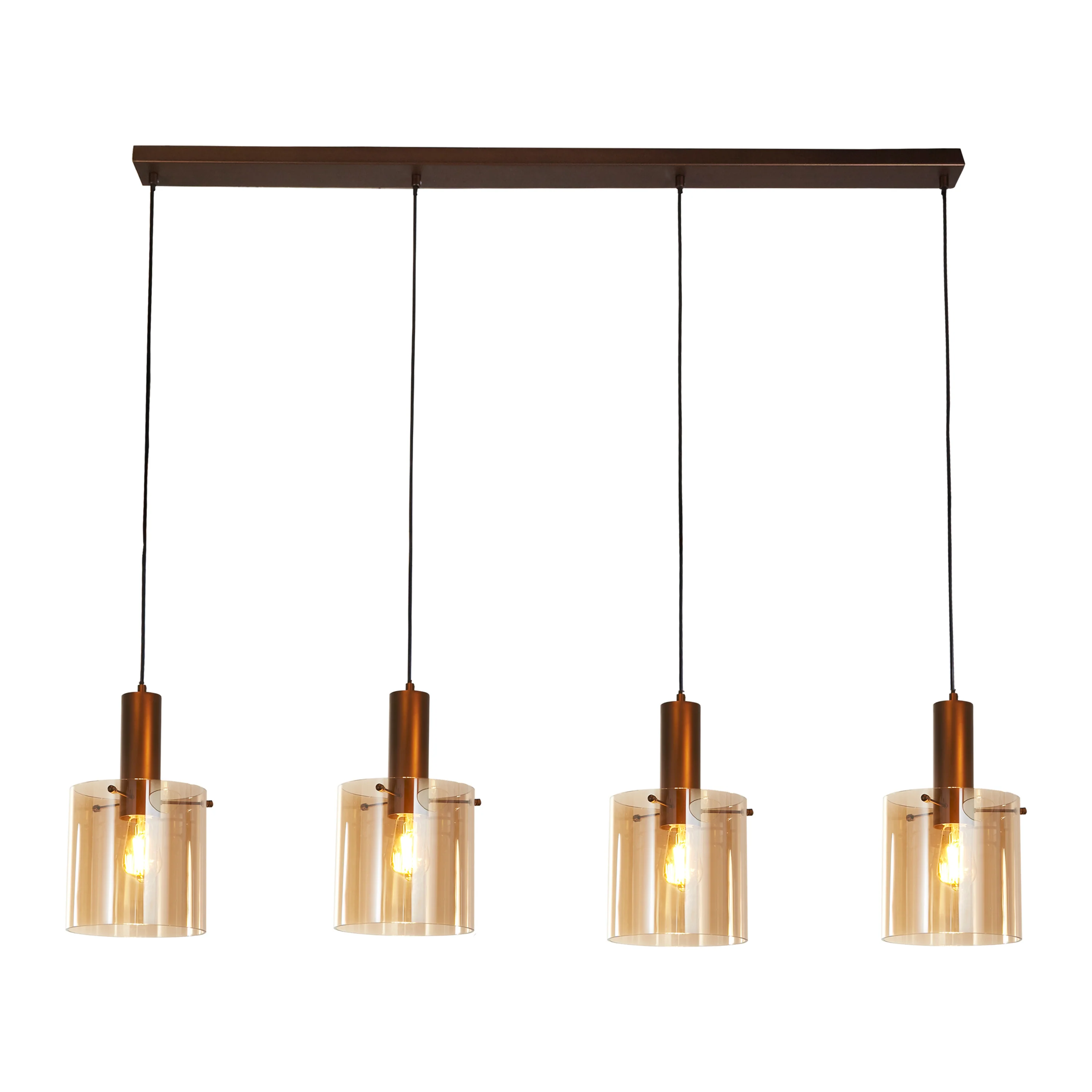 Searchlight Sweden Hanglamp 4-lichts Ø 22 cm - Mocha - Image 3