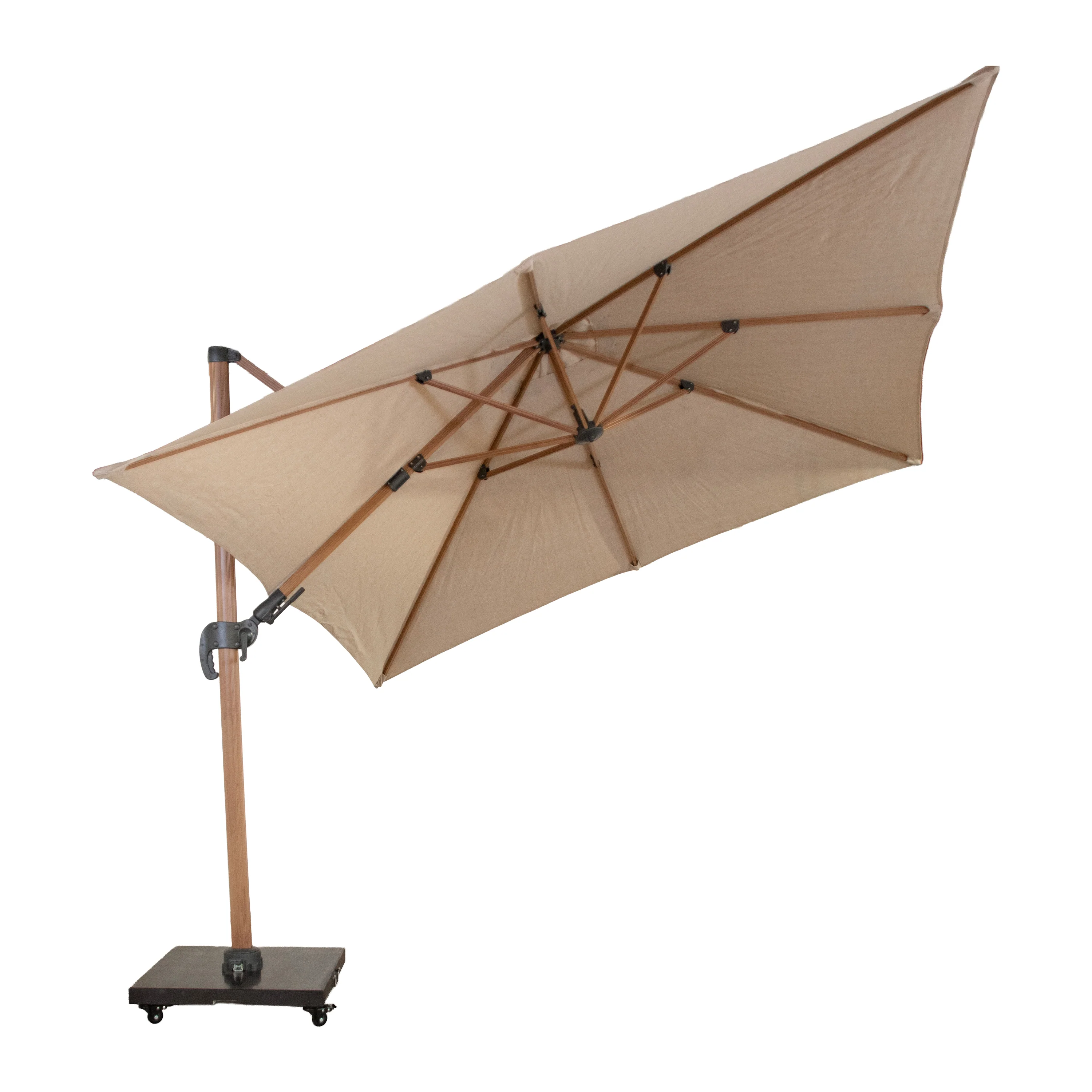 SenS-Line Jamaica Zweefparasol 300 x 300 cm - Zand - Image 6