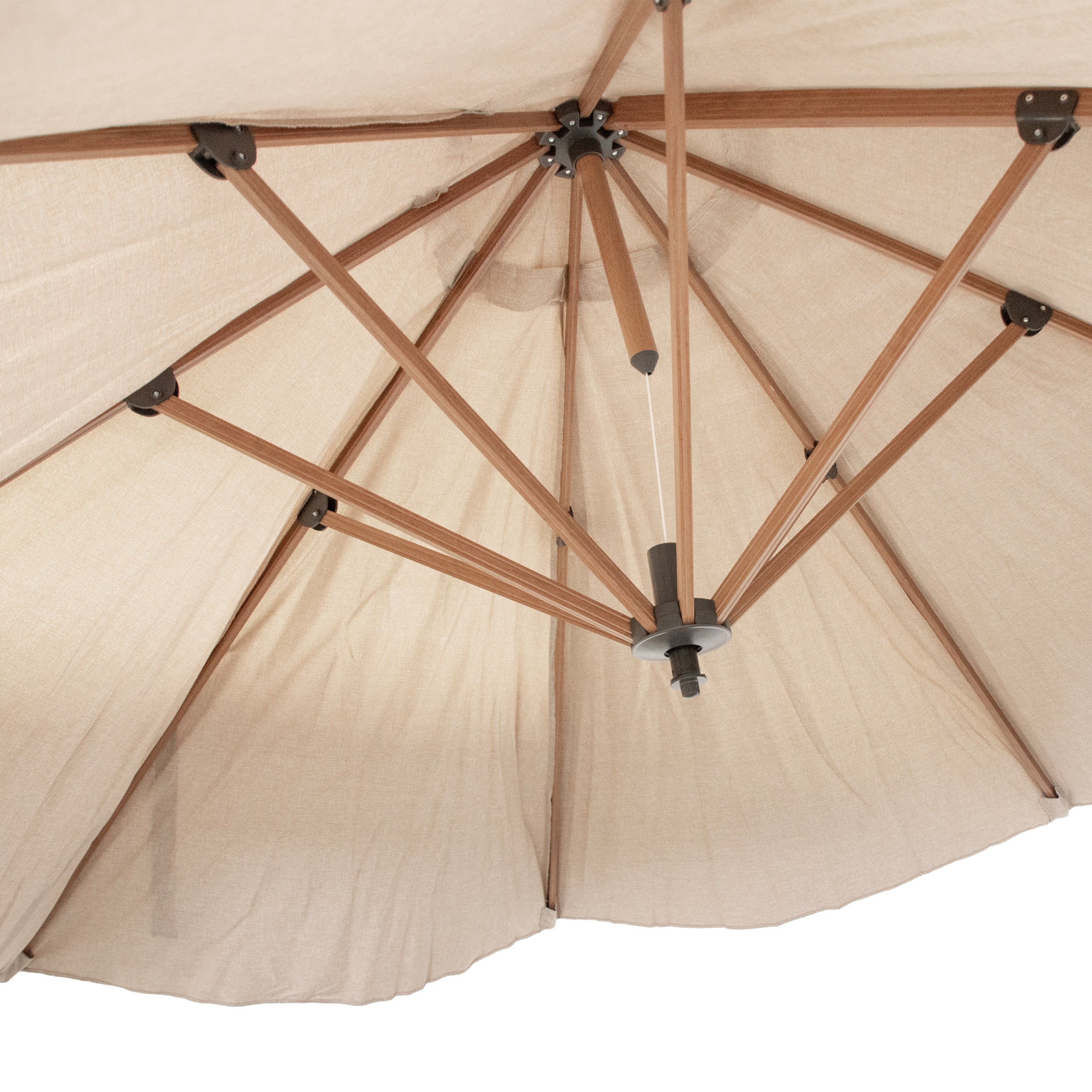 SenS-Line Jamaica Zweefparasol Ø 350 cm - Zand - Image 10