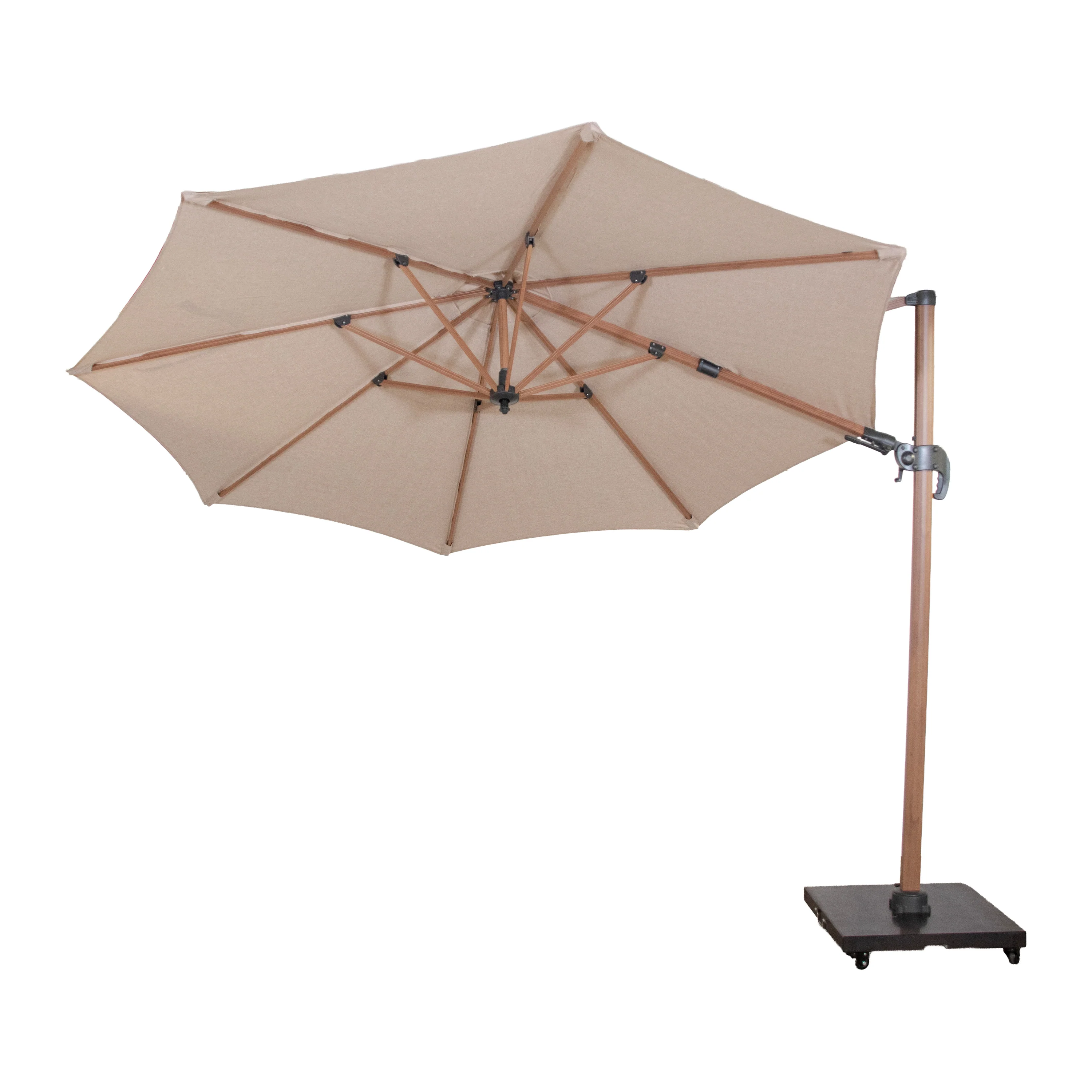 SenS-Line Jamaica Zweefparasol Ø 350 cm - Zand - Image 5