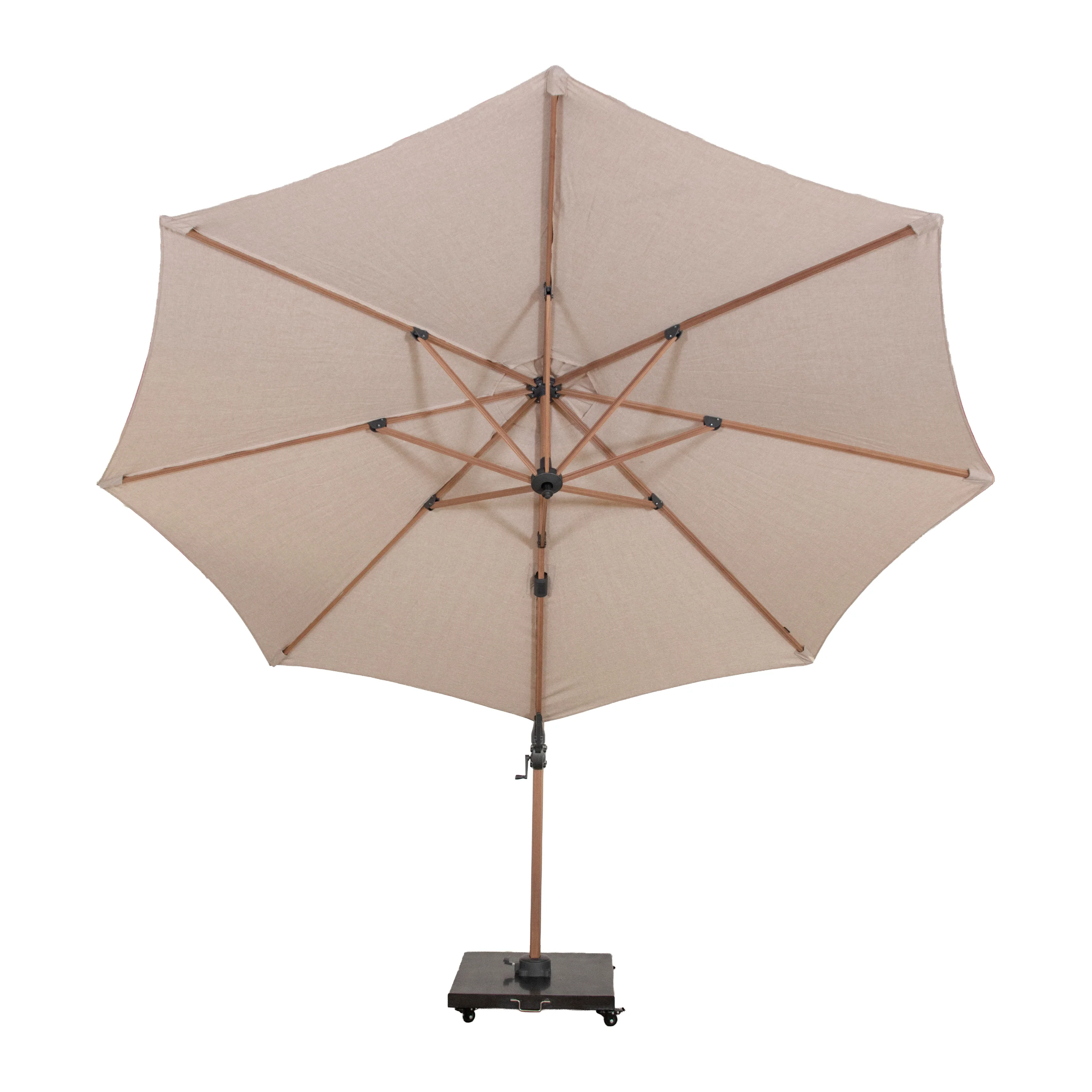 SenS-Line Jamaica Zweefparasol Ø 350 cm - Zand - Image 7