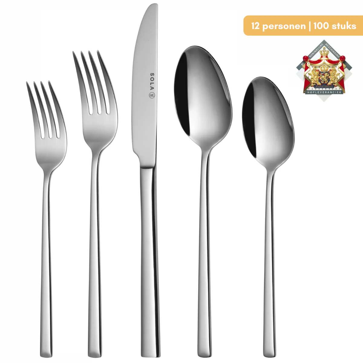 Sola Bestekset Luxor 100 delig - Image 7