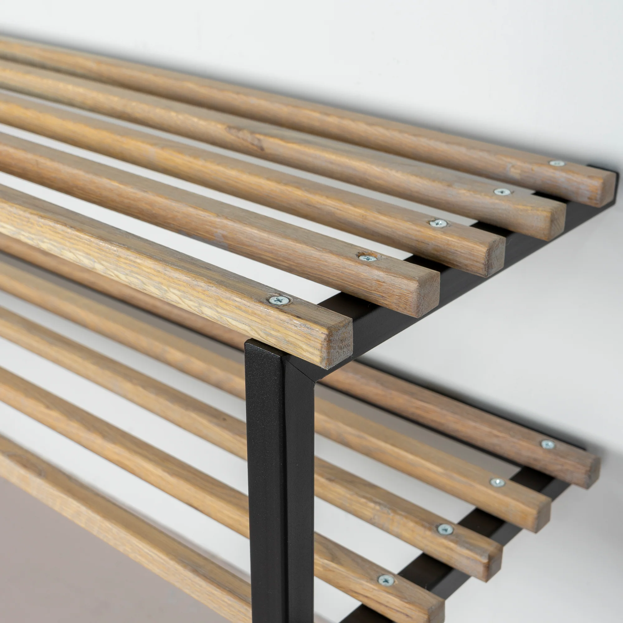 Spinder Design Rizzoli | Marco XL (100 cm) Schoenenrek - Zwart | Eiken - Image 3