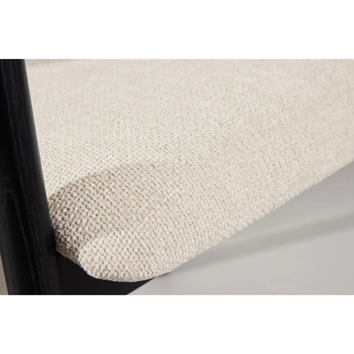 Svea - Dupont eetkamerstoel - essenhout en stof - beige|zwart - Image 5