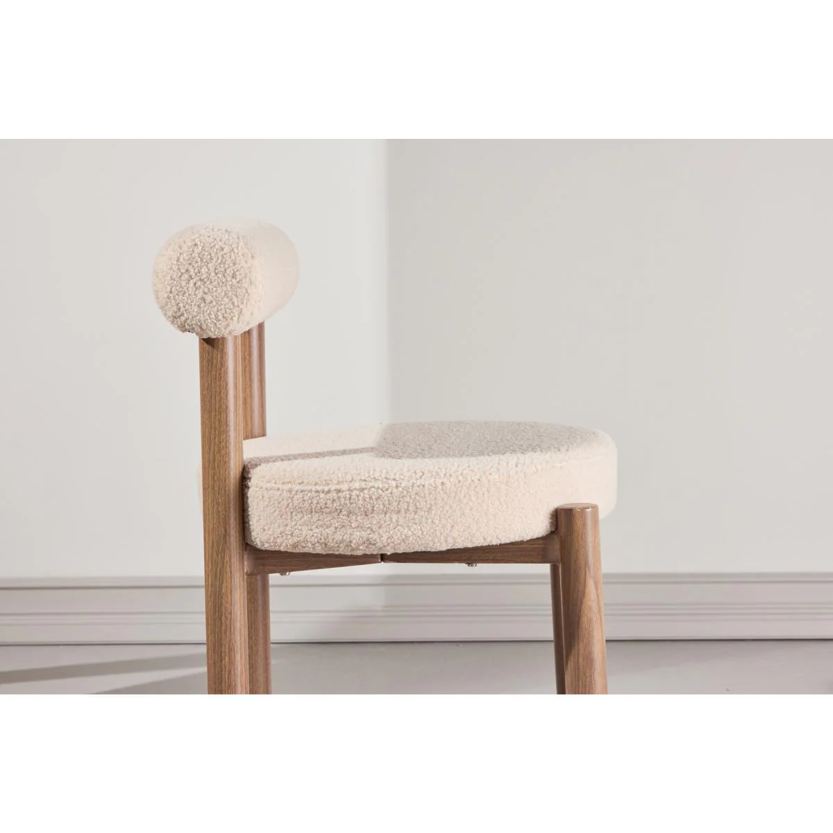 Svea - Fontaine eetkamerstoel - boucle en houtlook - Image 4