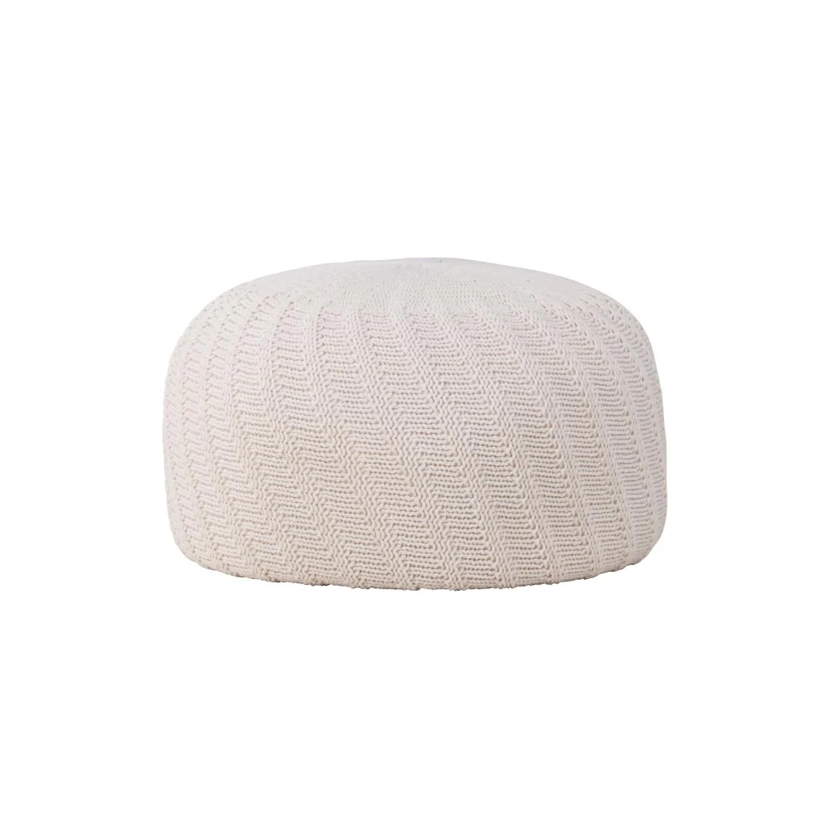 Svea - Turner poef - ø60 cm - créme - Image 3