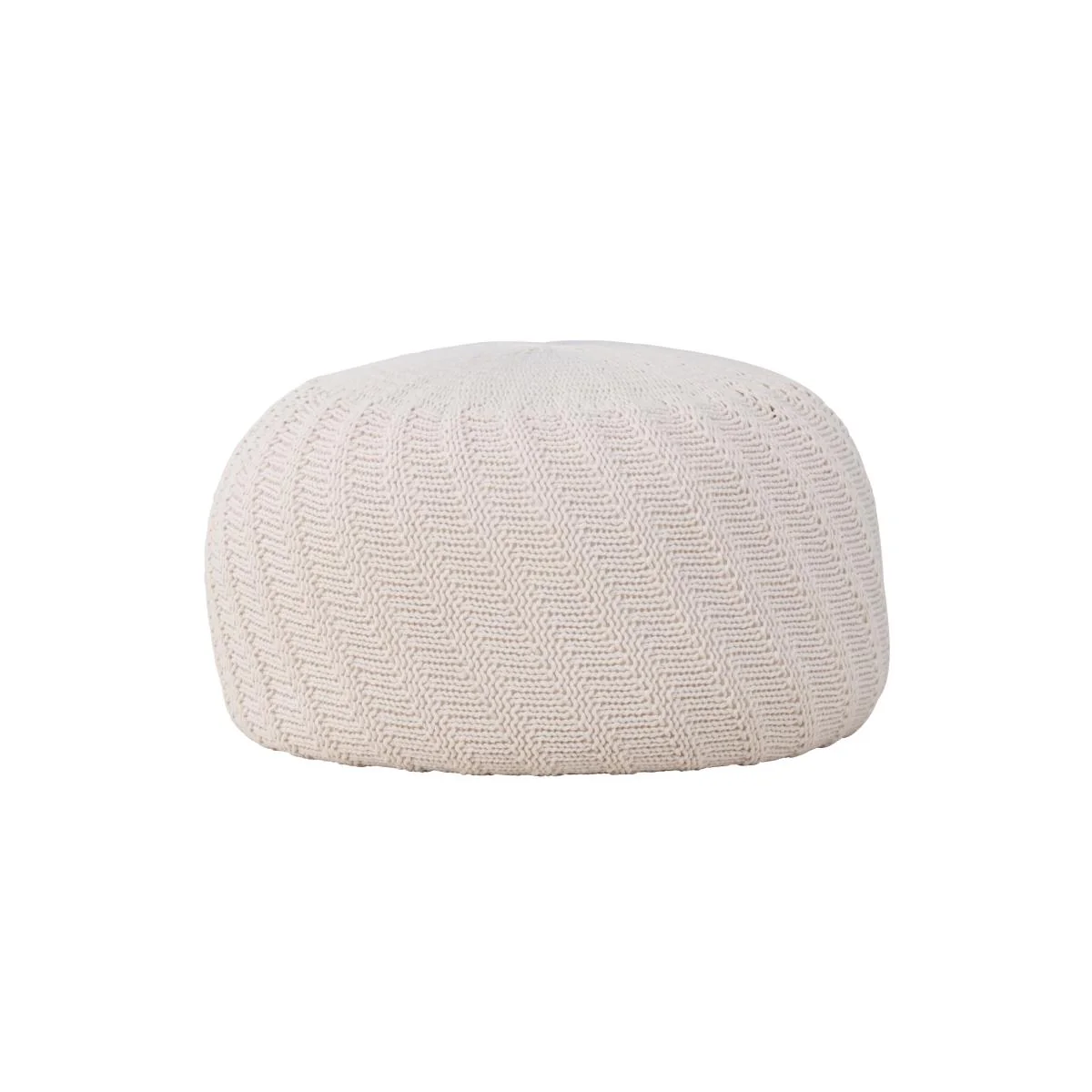 Svea - Turner poef - ø60 cm - créme - Image 6