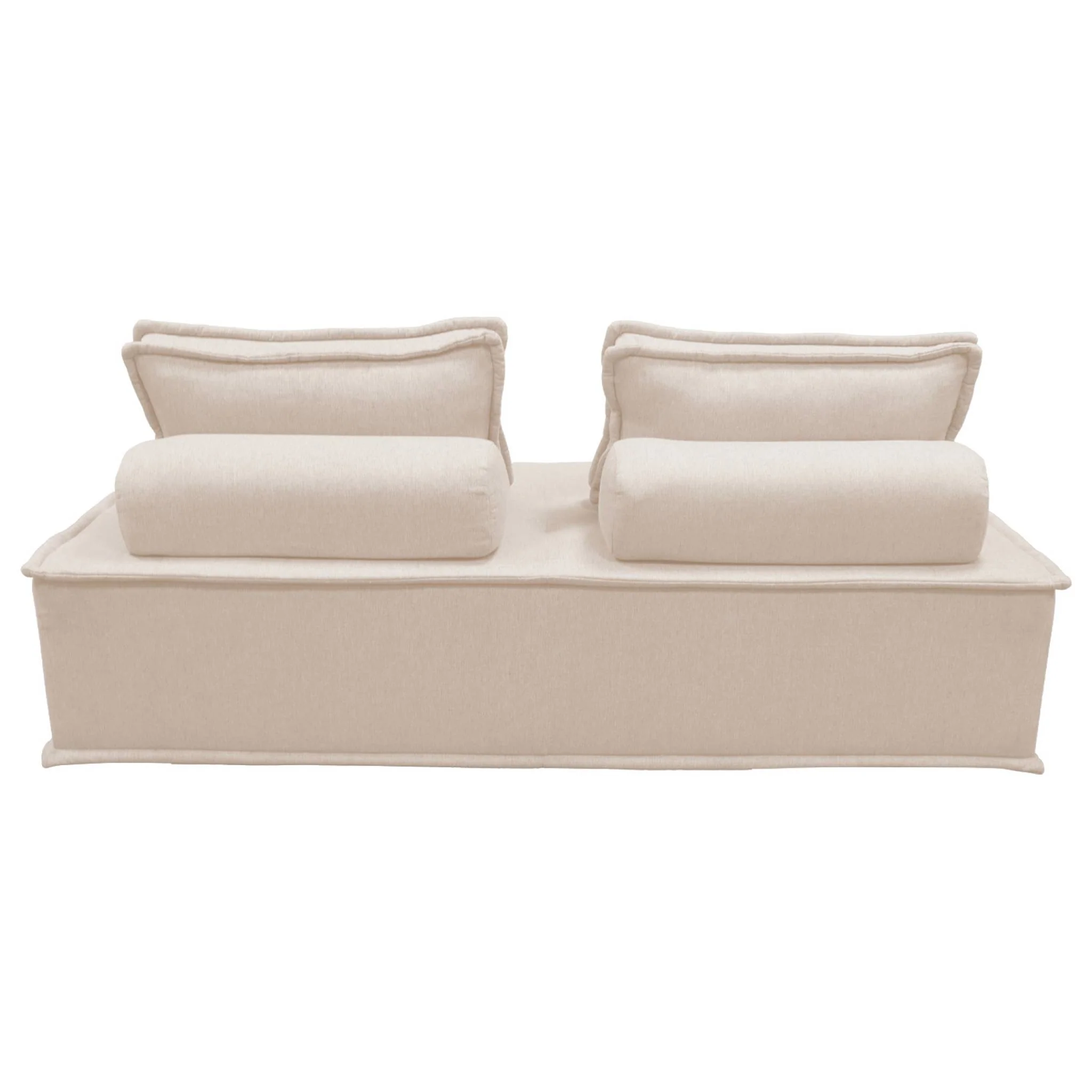 sweeek - 2-zits fauteuils voor gestoffeerde modulair bank (Set van 2) - Image 5