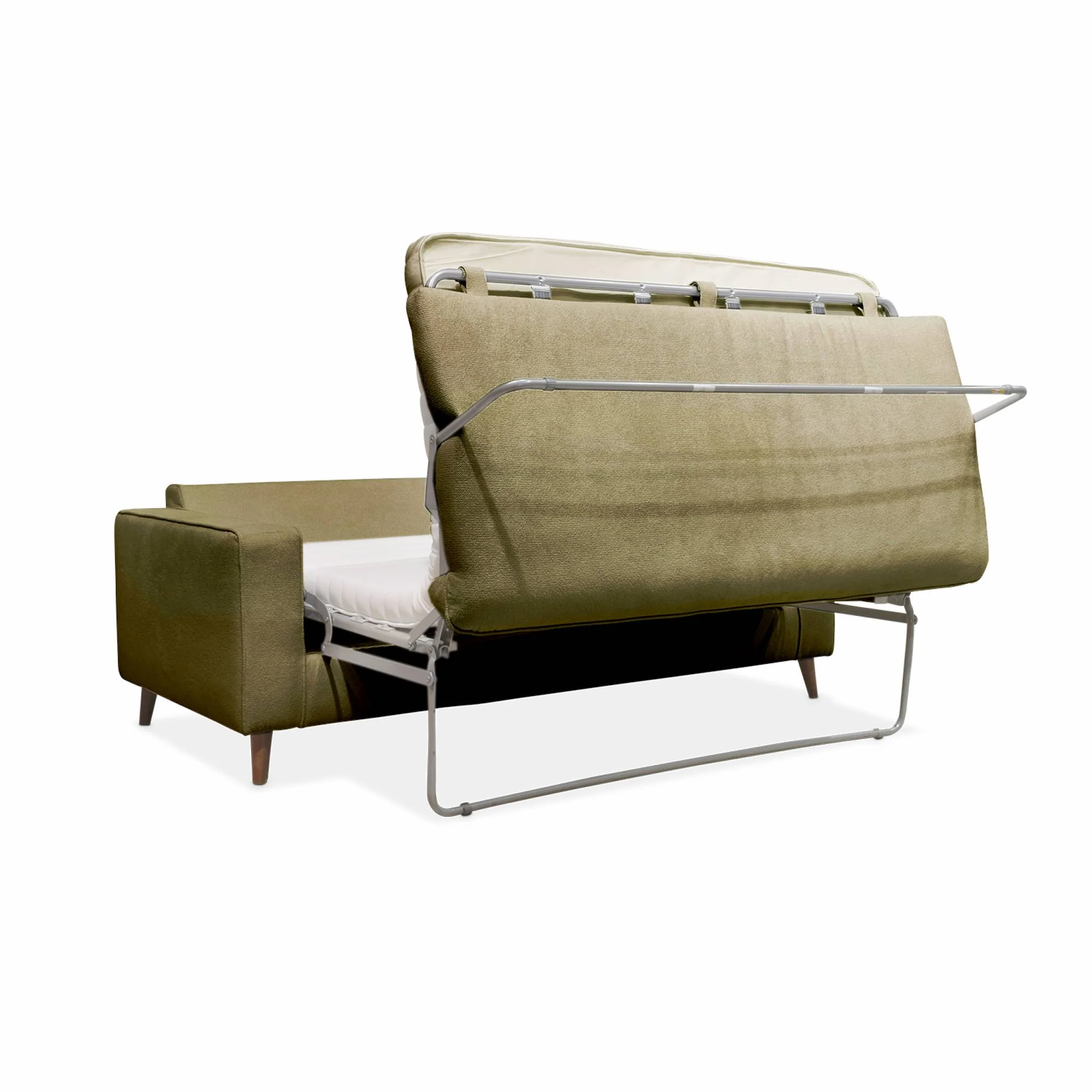 sweeek - 3-zits slaapbank met matras van 12 cm - Made in France - Image 5