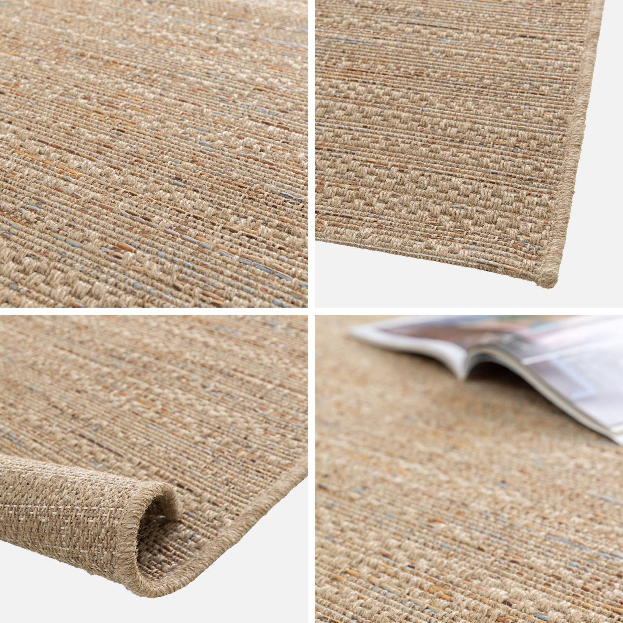 sweeek - Licht jute-effect tapijt voor binnen en buiten - Image 5