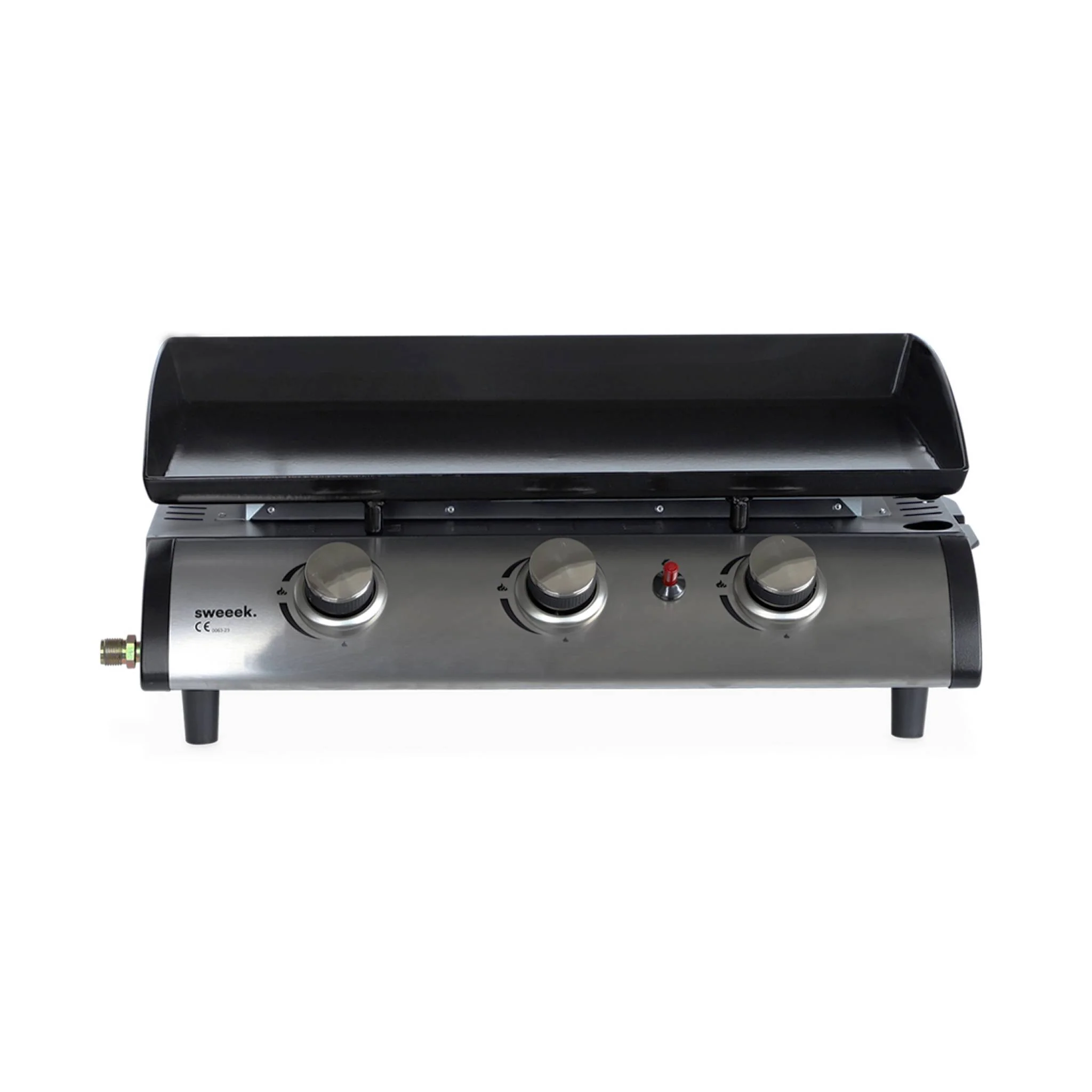 sweeek - Plancha gas 3 branders roestvrij staal 7,5kW met trolley - Image 6