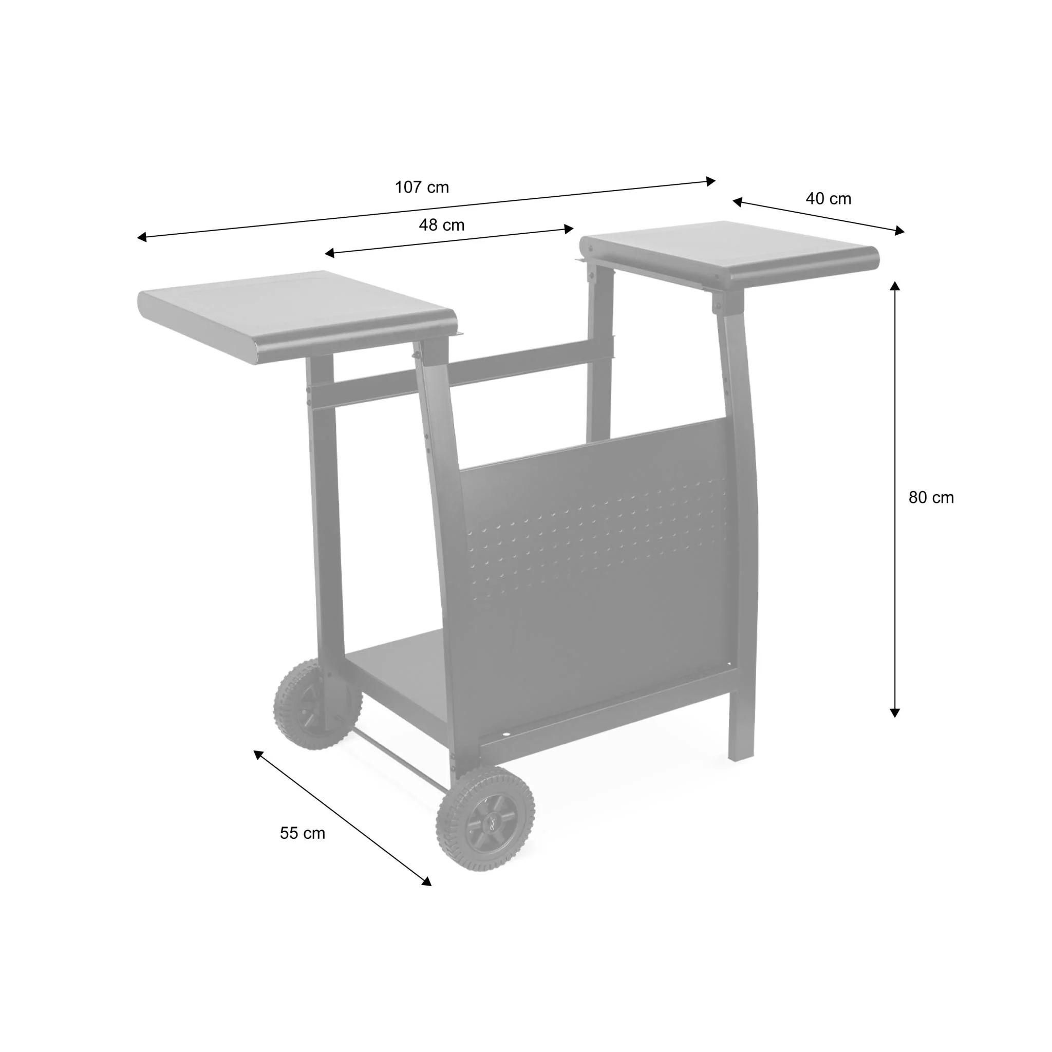 sweeek - Trolley voor bakplaat, 2 branders - Image 4