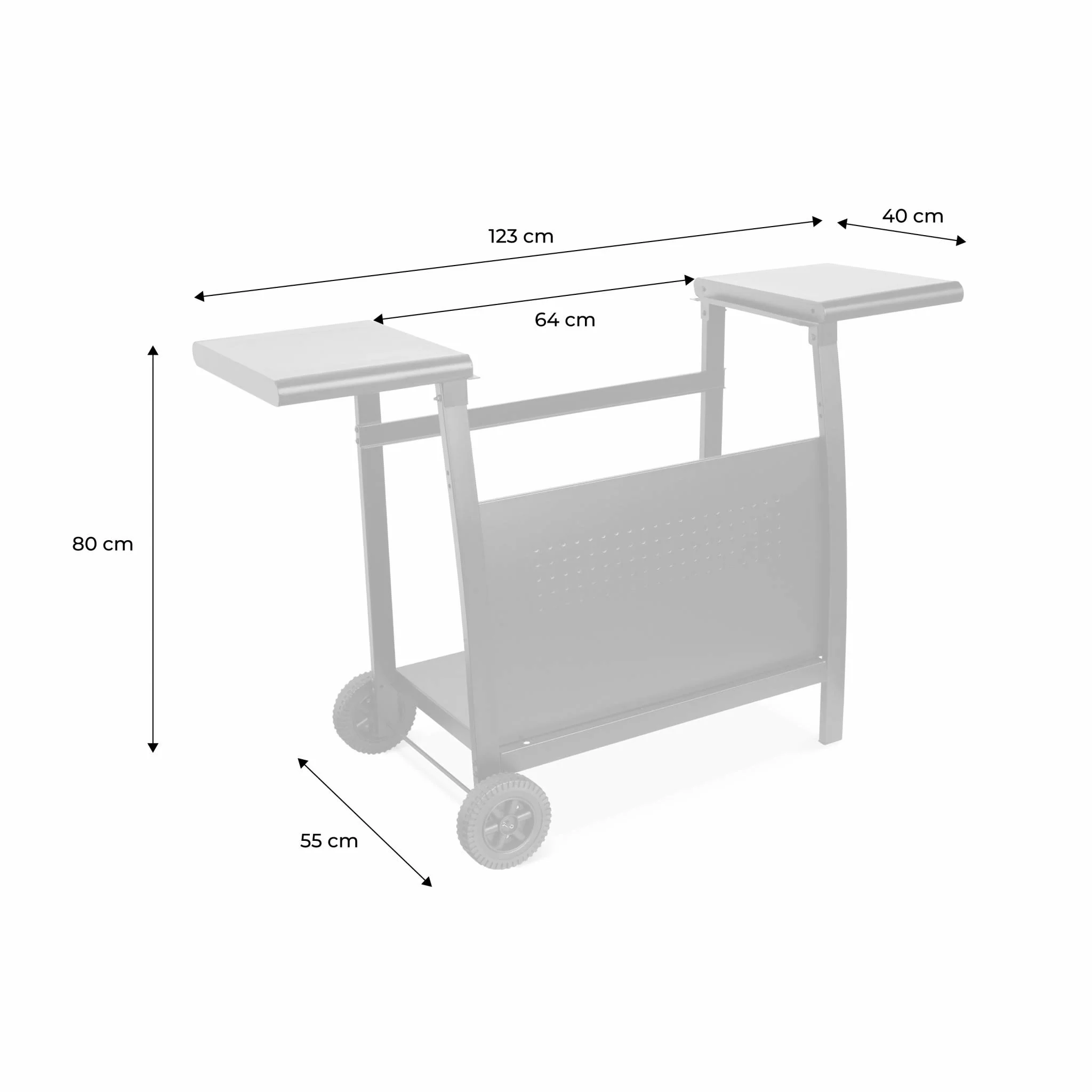 sweeek - Trolley voor bakplaat, 3 branders - Image 6