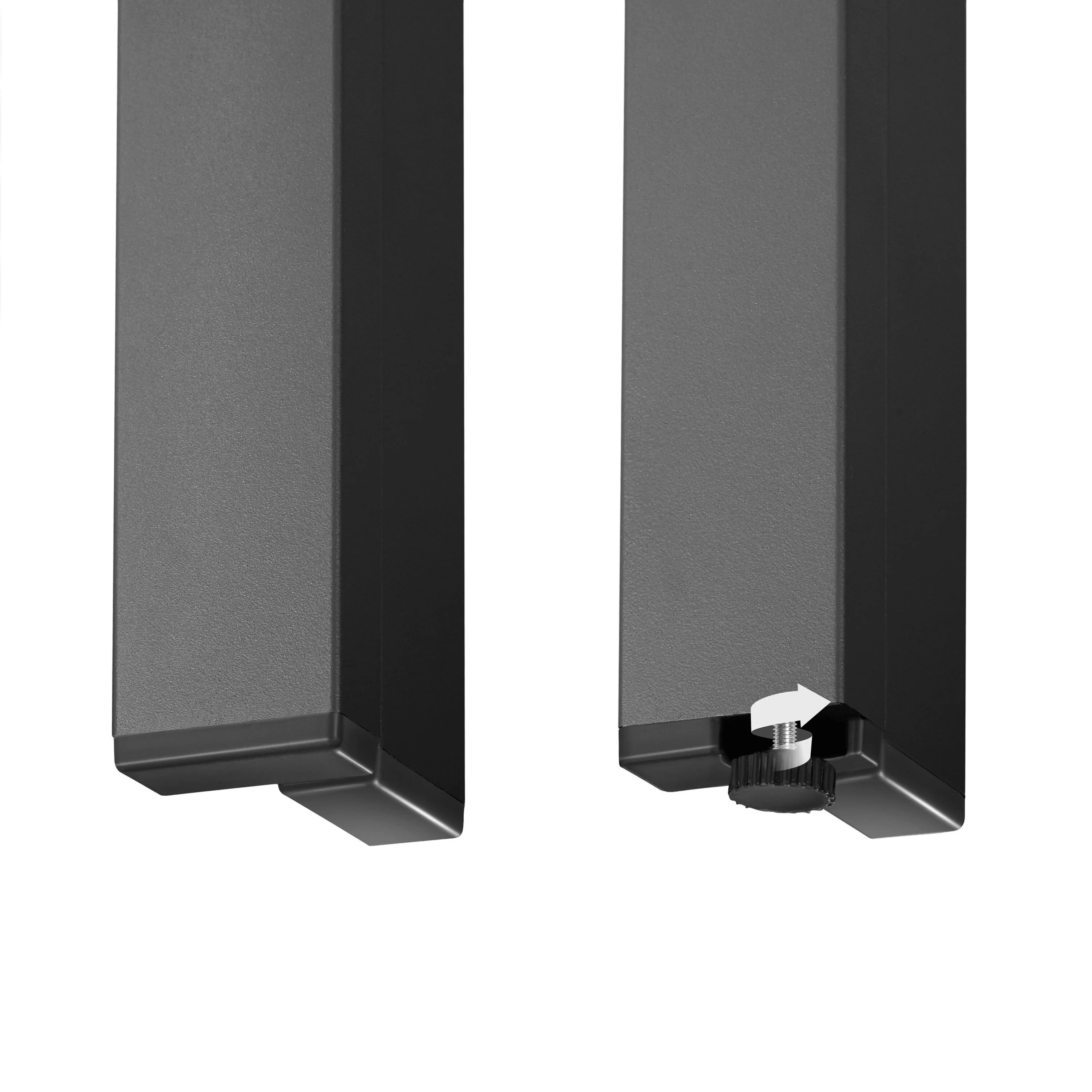 tectake Aluminium tuintafel Maren met in hoogte verstelbare poten ... - Image 4