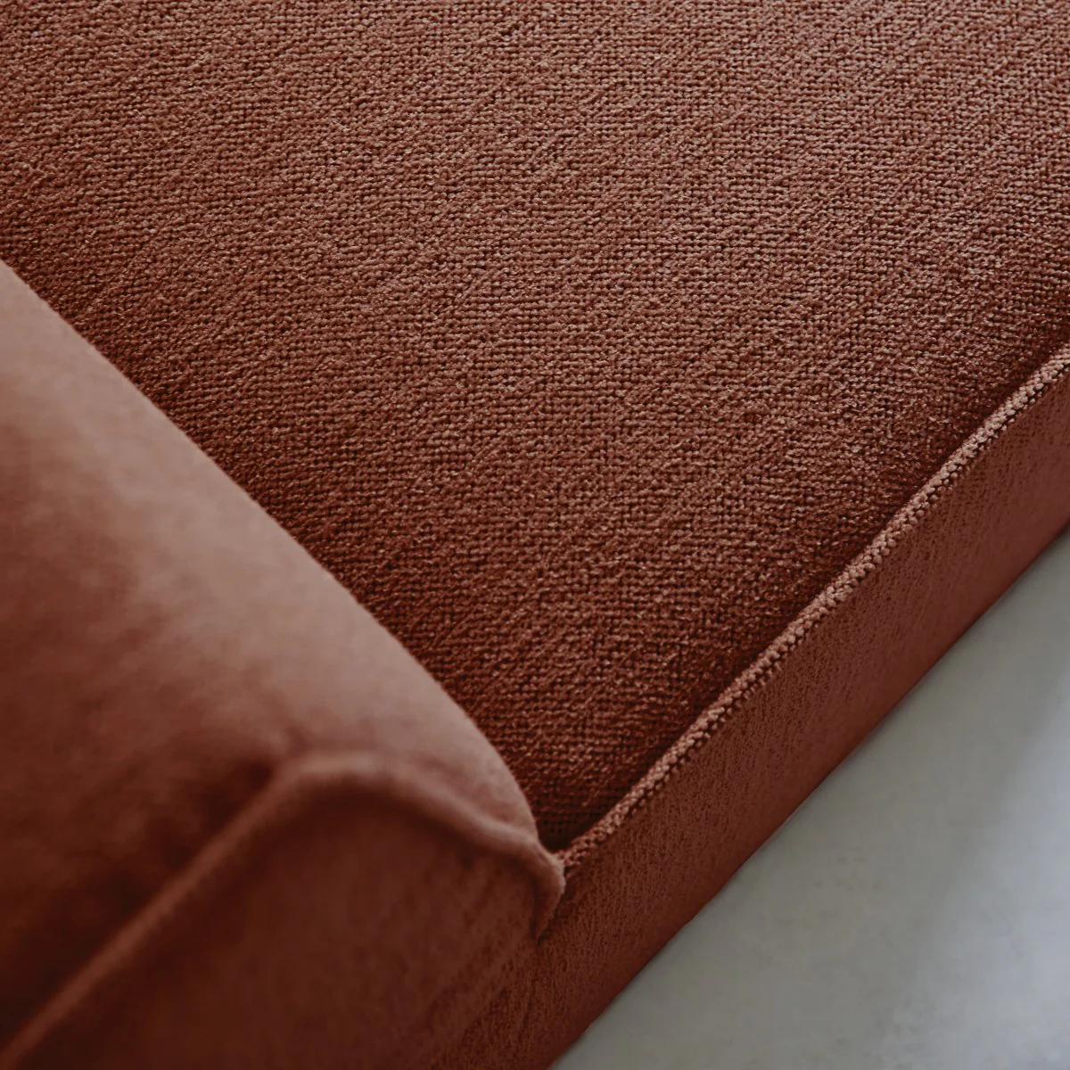Tikamoon - Dario modulaire fauteuil zonder armleuningen van mahoniebr… - Image 4