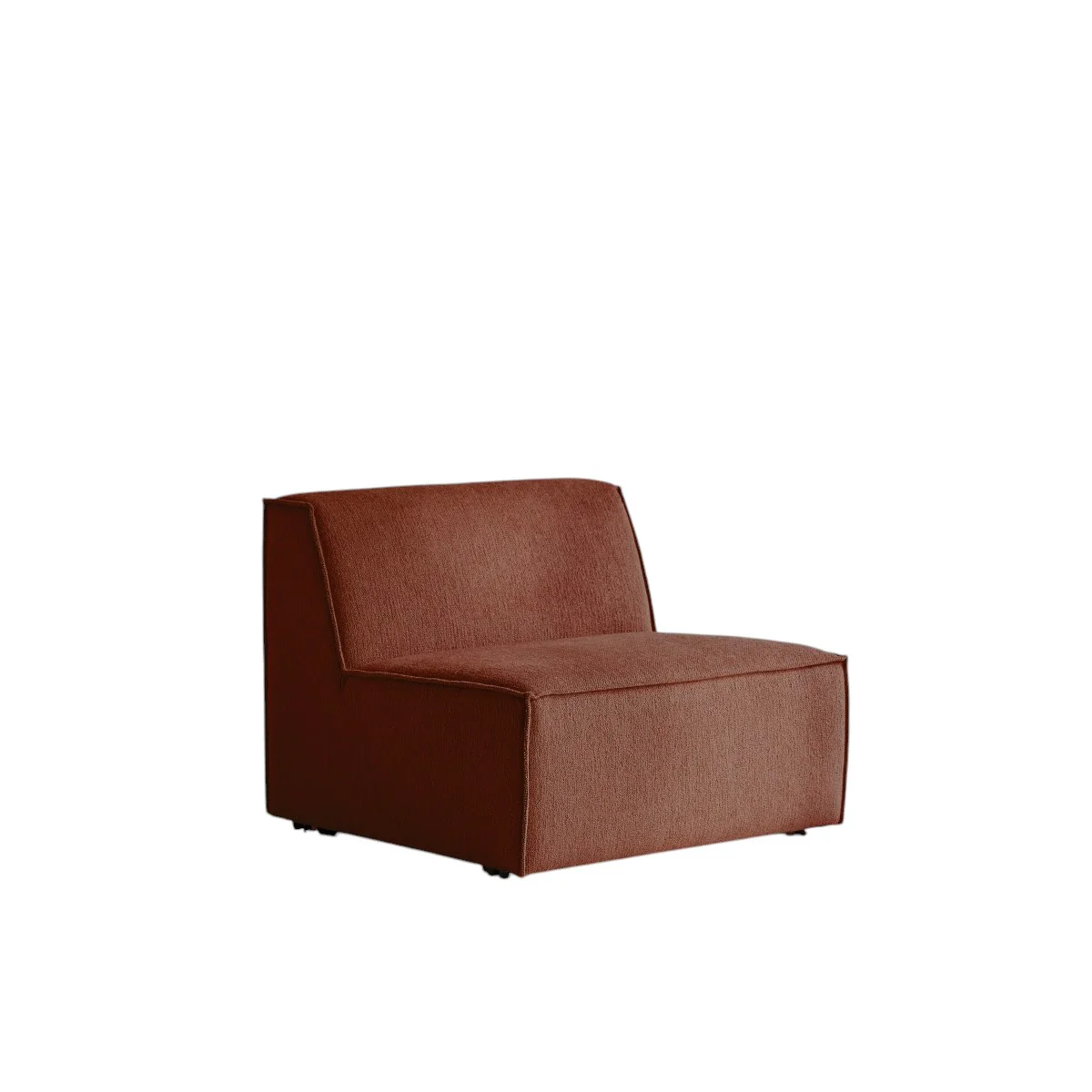 Tikamoon - Dario modulaire fauteuil zonder armleuningen van mahoniebr… - Image 7