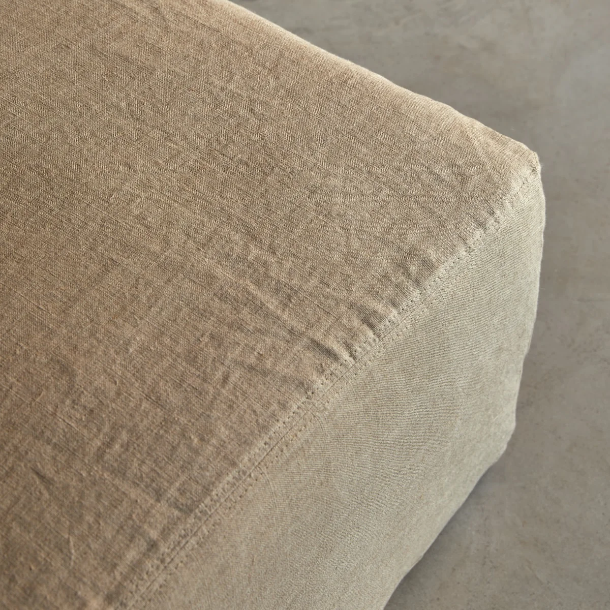 Tikamoon - Modulaire fauteuil in natuurlijk linnen, 1-zit - Image 8