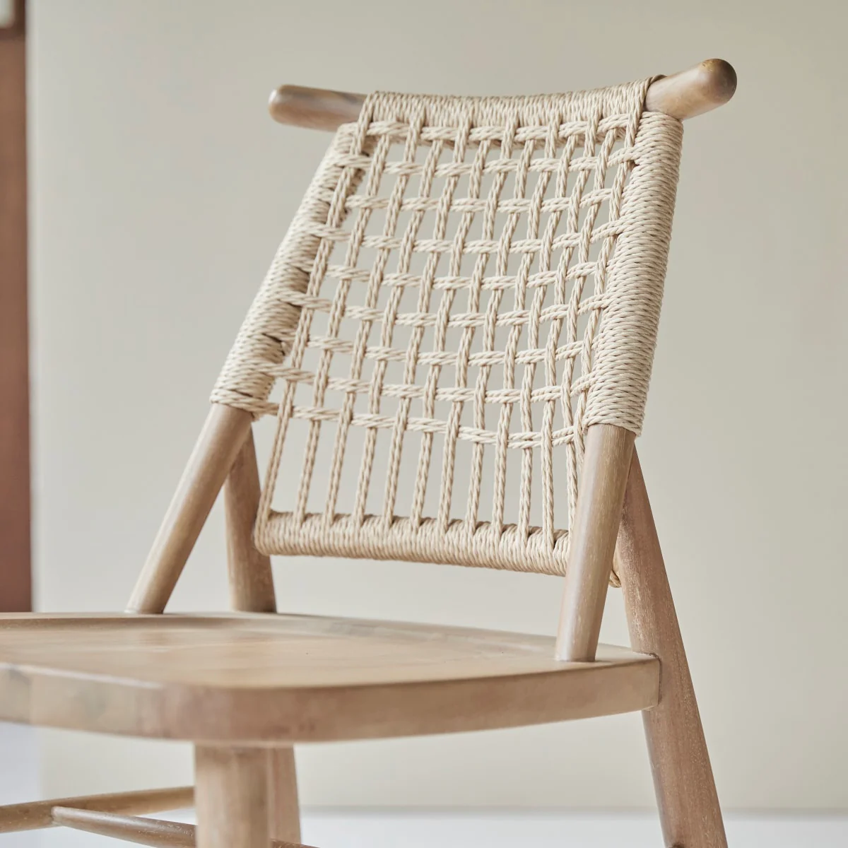 Tikamoon - Set van 2 stoelen in acaciahout met vlechtwerk Arturo - Image 5