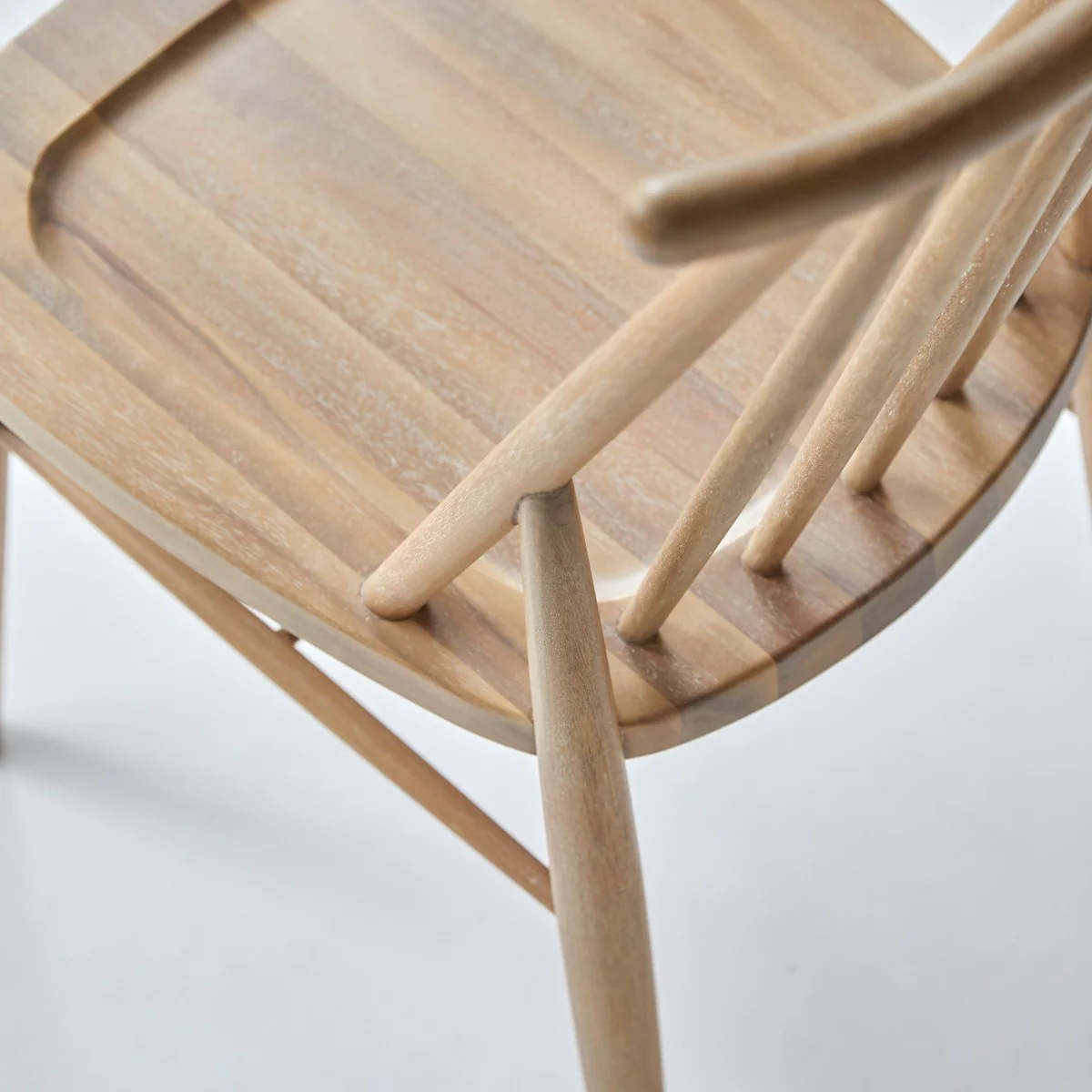 Tikamoon - Set van 2 stoelen in massief acaciahout Léa - Image 3