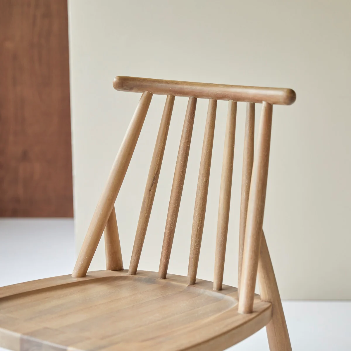 Tikamoon - Set van 2 stoelen in massief acaciahout Léa - Image 4