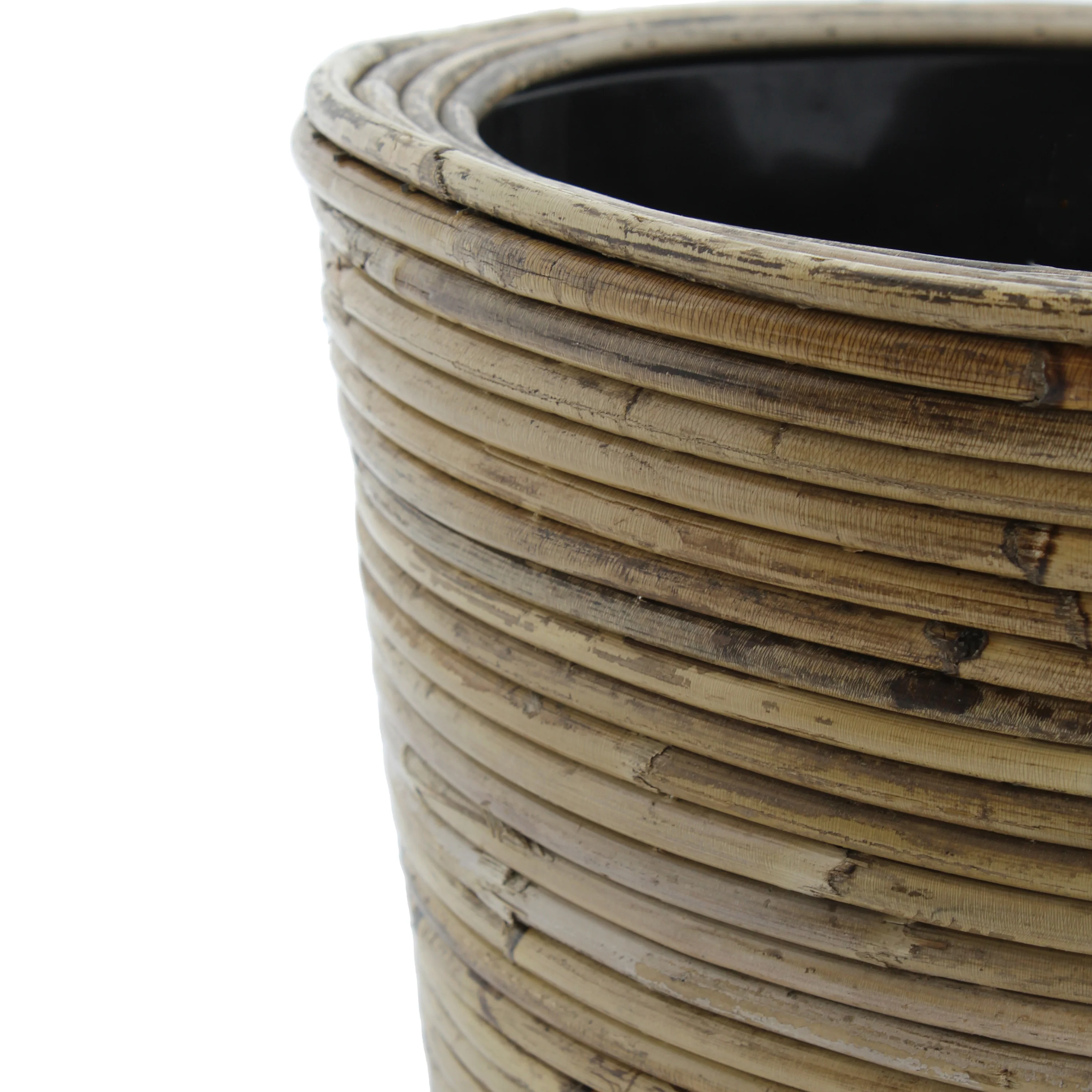 Van der Leeden Stripe Drypot Plantenpot - Grijs - Image 5