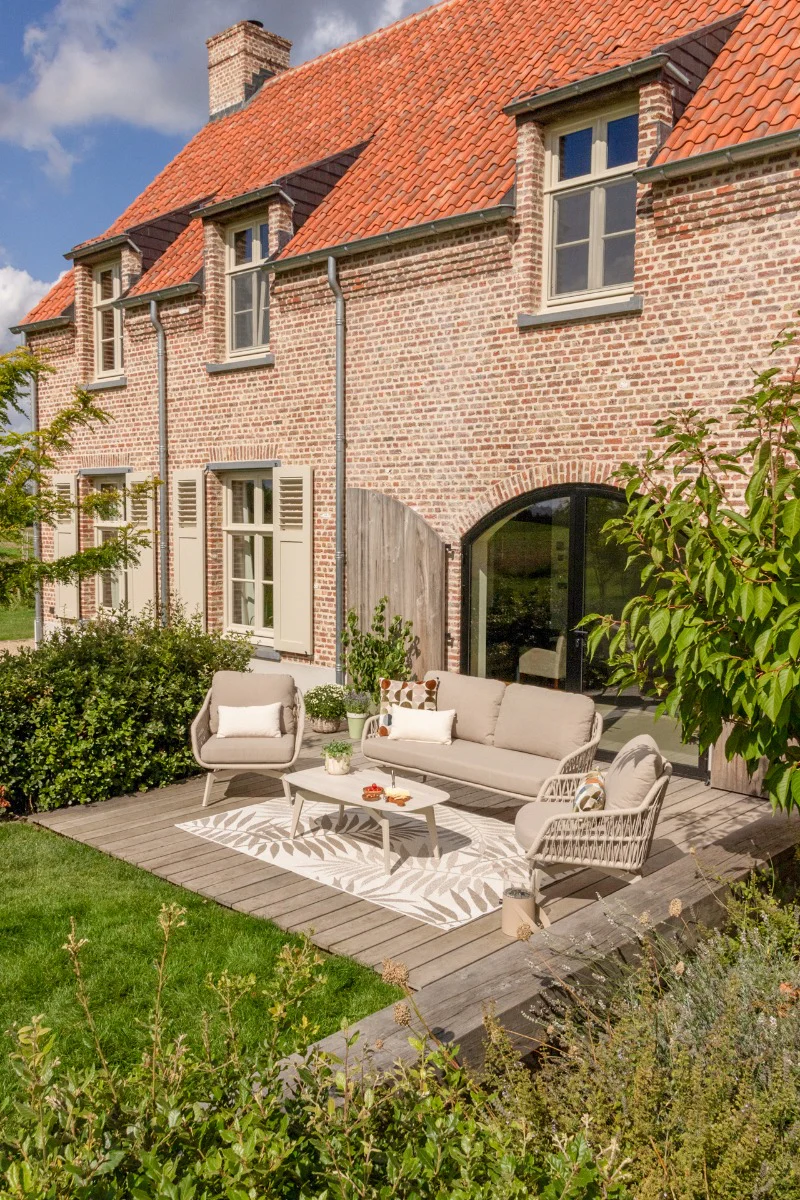 VDG Hadassa stoel-bank loungeset (4-delig) - Rope|Zand - Image 6