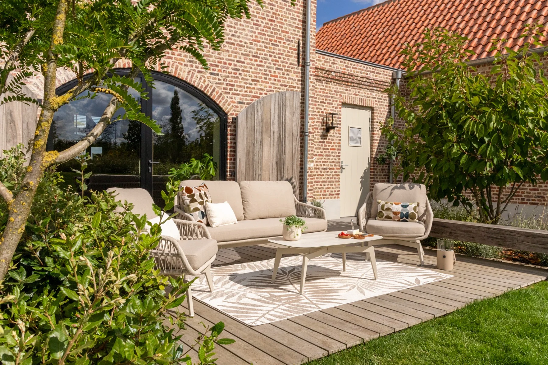 VDG Hadassa stoel-bank loungeset (4-delig) - Rope|Zand - Image 9
