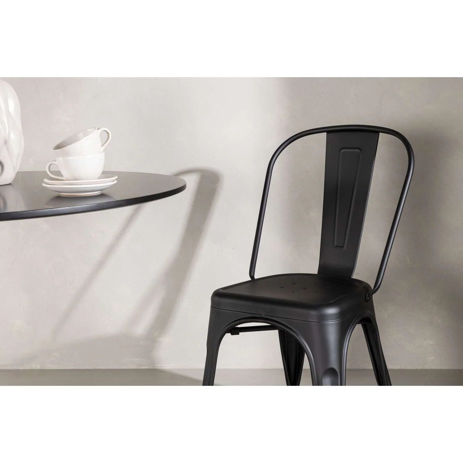 Venture Home Tempe Stoel 53 x 85 x 45 - Zwart - 4-pack - Image 4