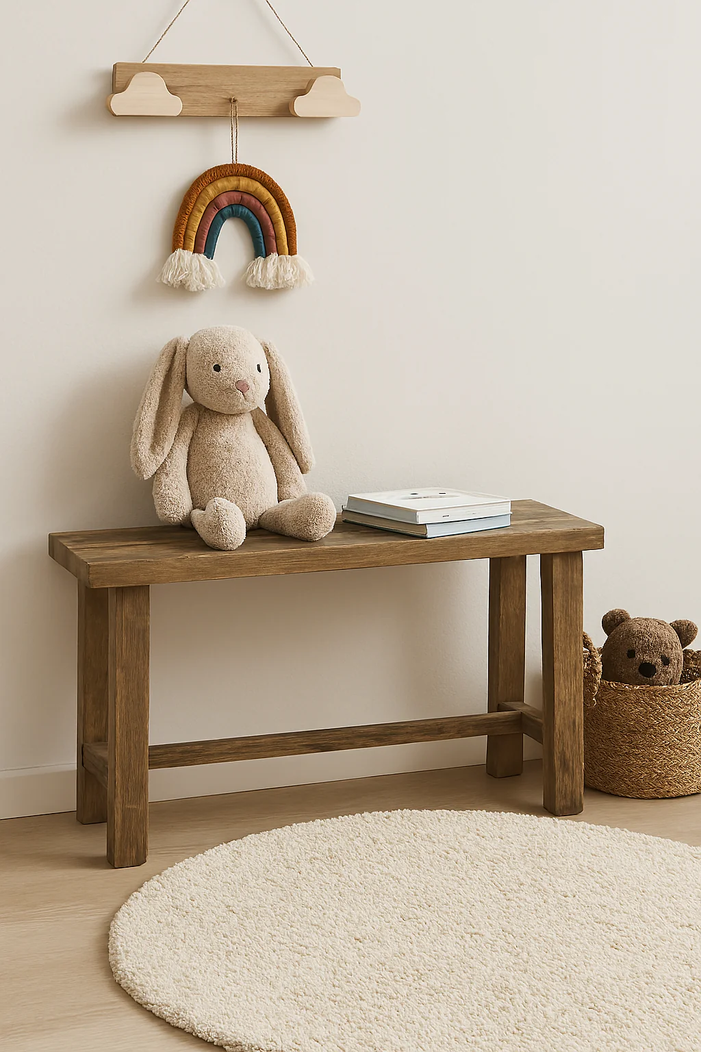 Vtw Living - Houten Bankje Rustiek - Teakhout - 100 cm - Image 4