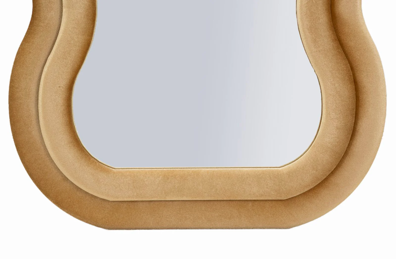 Wandspiegel met gouden fluwelen lijst 60x6x160 cm - Image 4