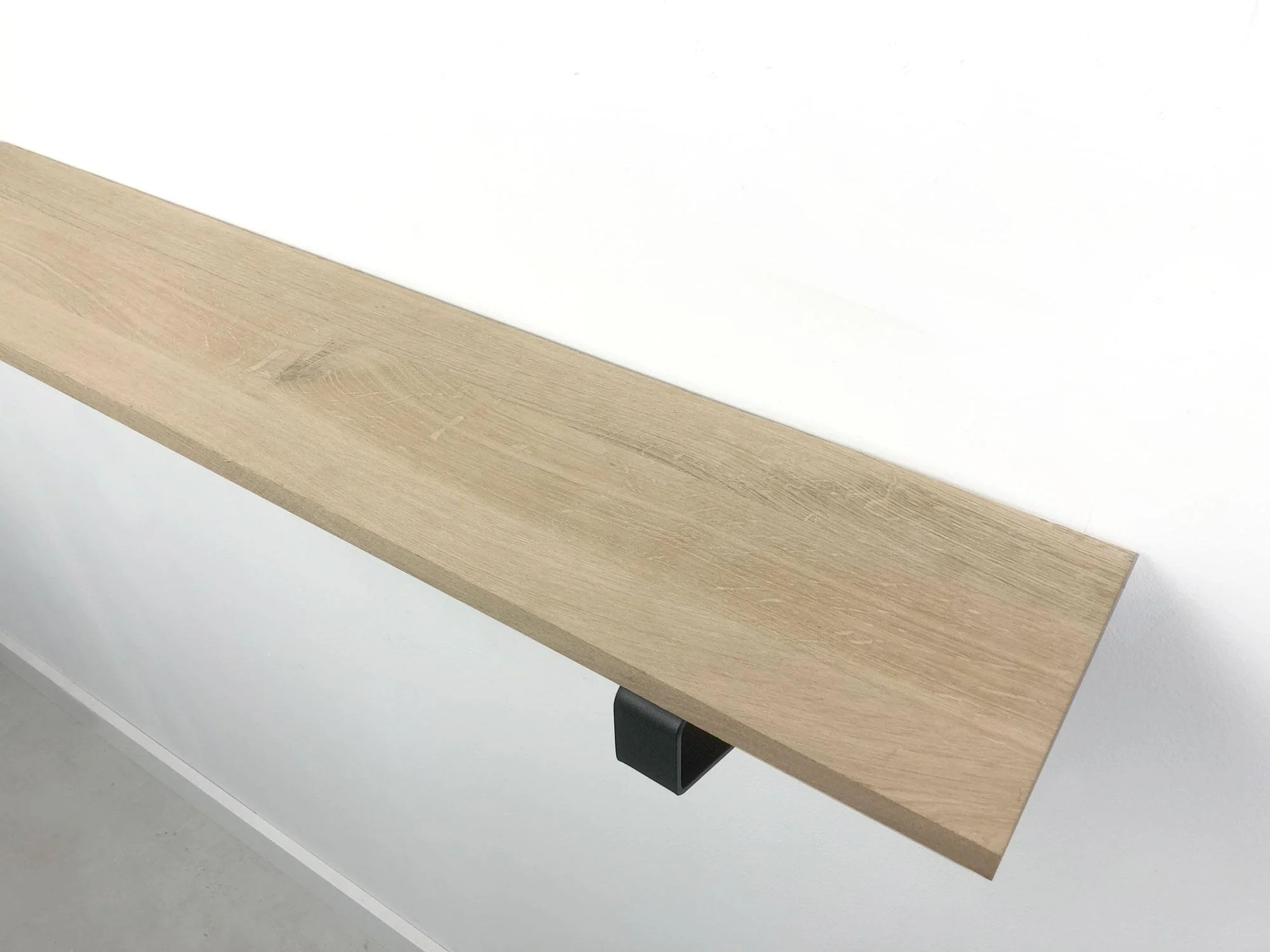 Woodbrothers Eiken 18mm wandplank recht 60cm op 30cm diepe dragers - Image 2