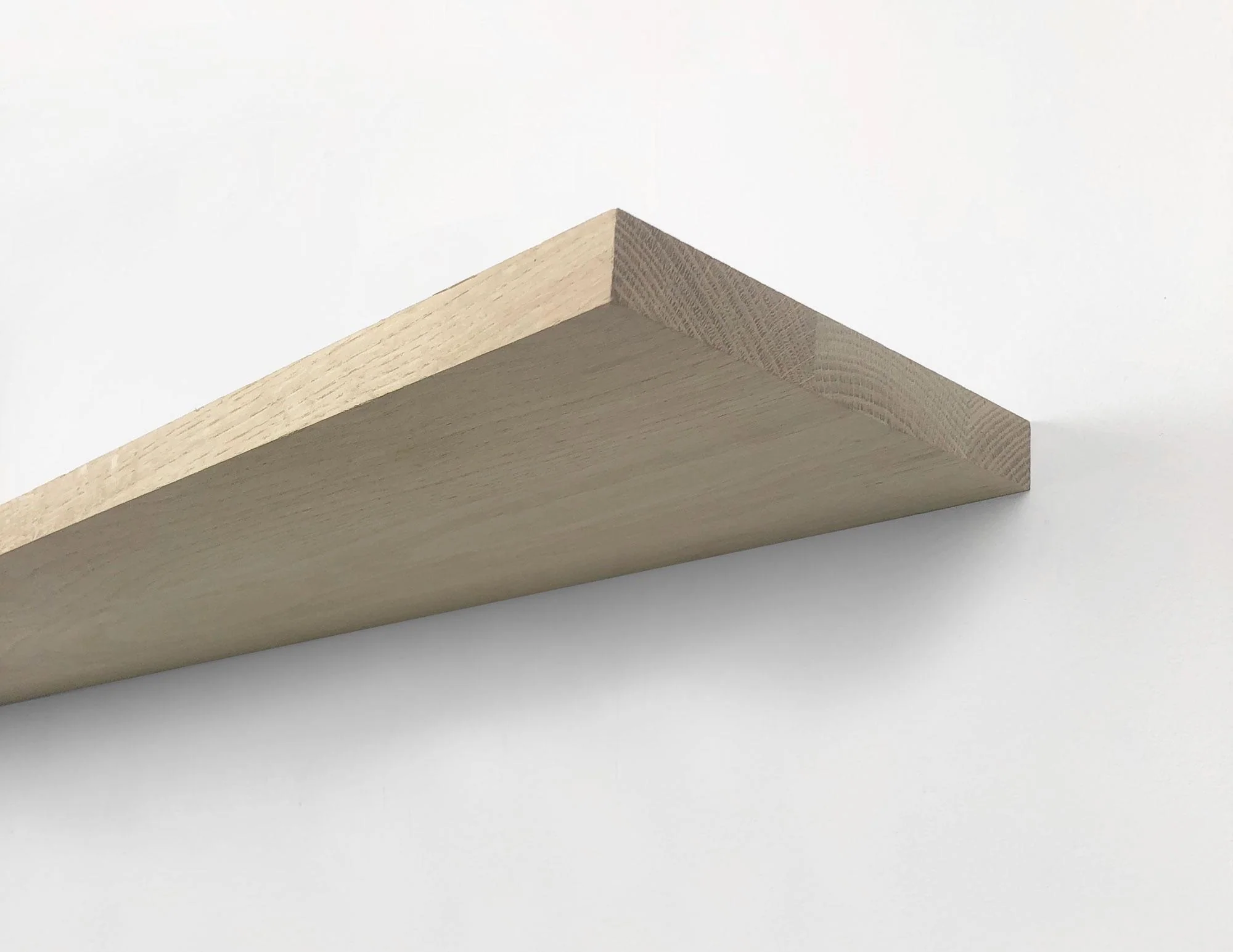 WoodBrothers Eikenhouten zwevende wandplank recht 120x20x2,5cm - Image 4