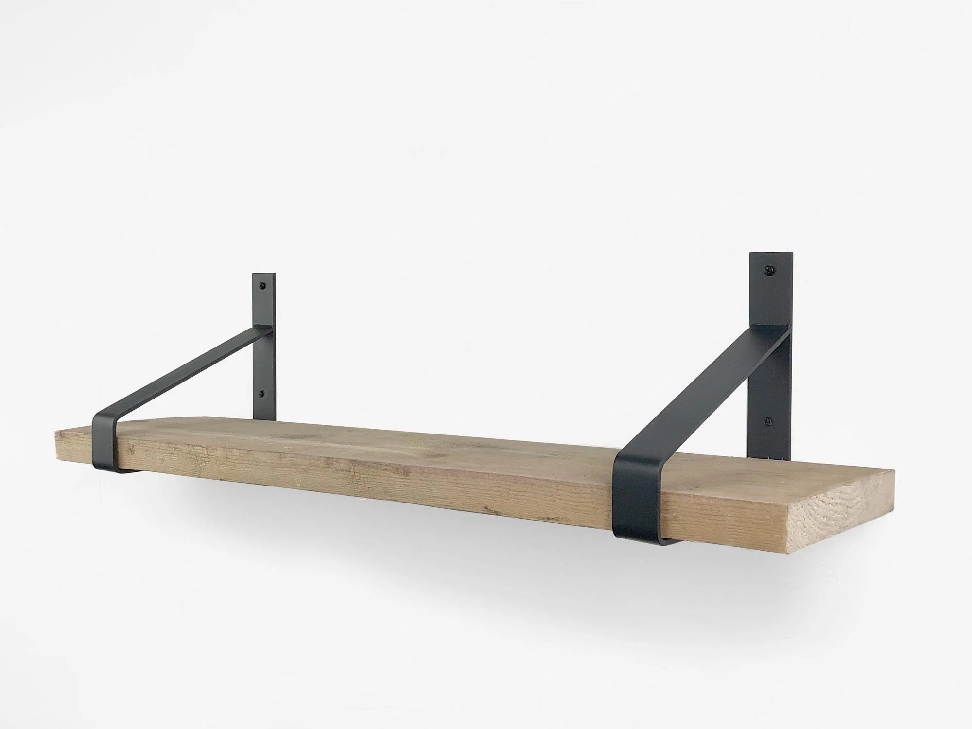 Woodbrothers Steigerhout wandplank 60x20cm + dragers