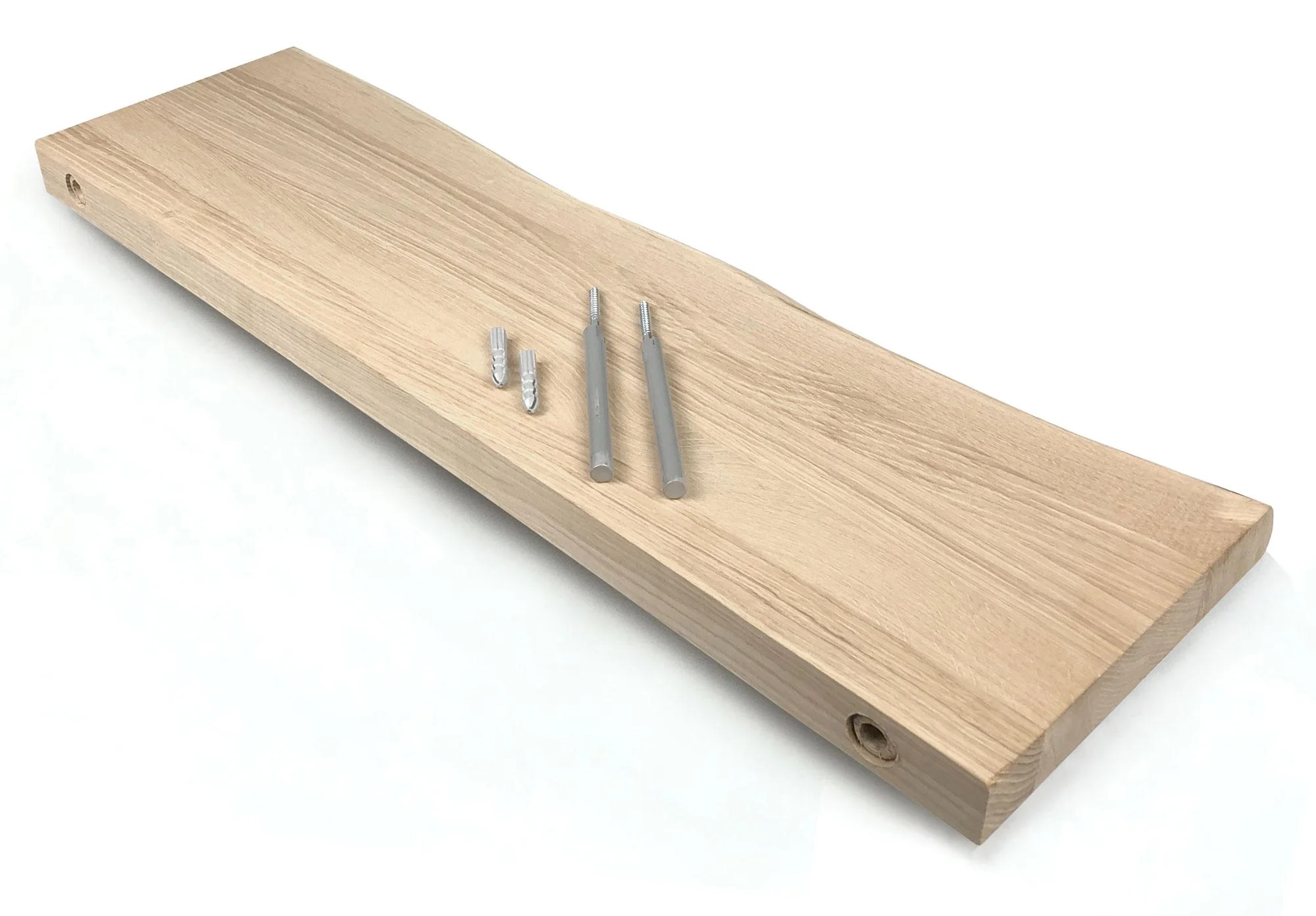 Woodbrothers Zwevende wandplank eiken recht 100x15cm - Image 2