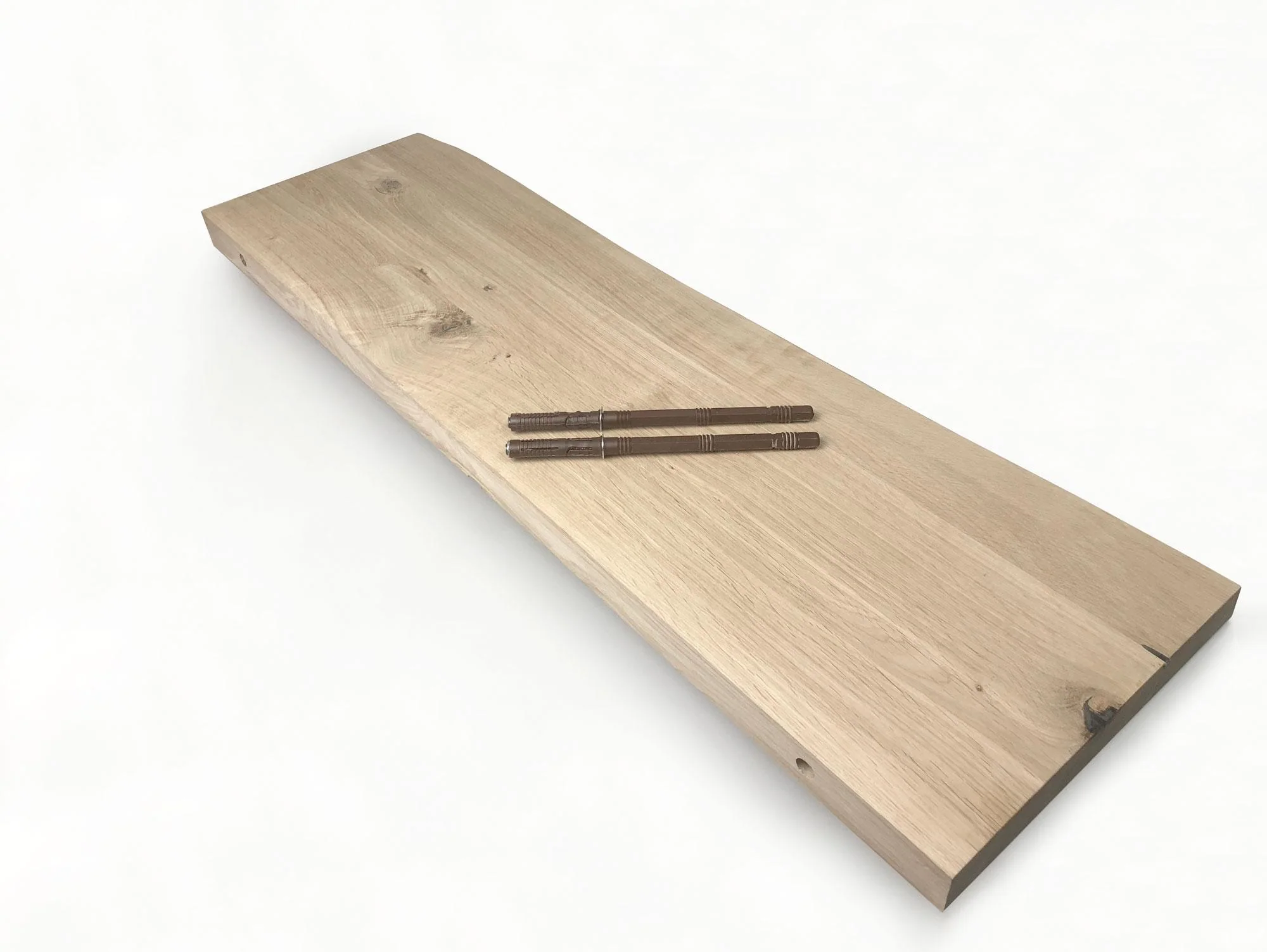 Woodbrothers Zwevende wandplank eiken recht 120x25cm - Image 5