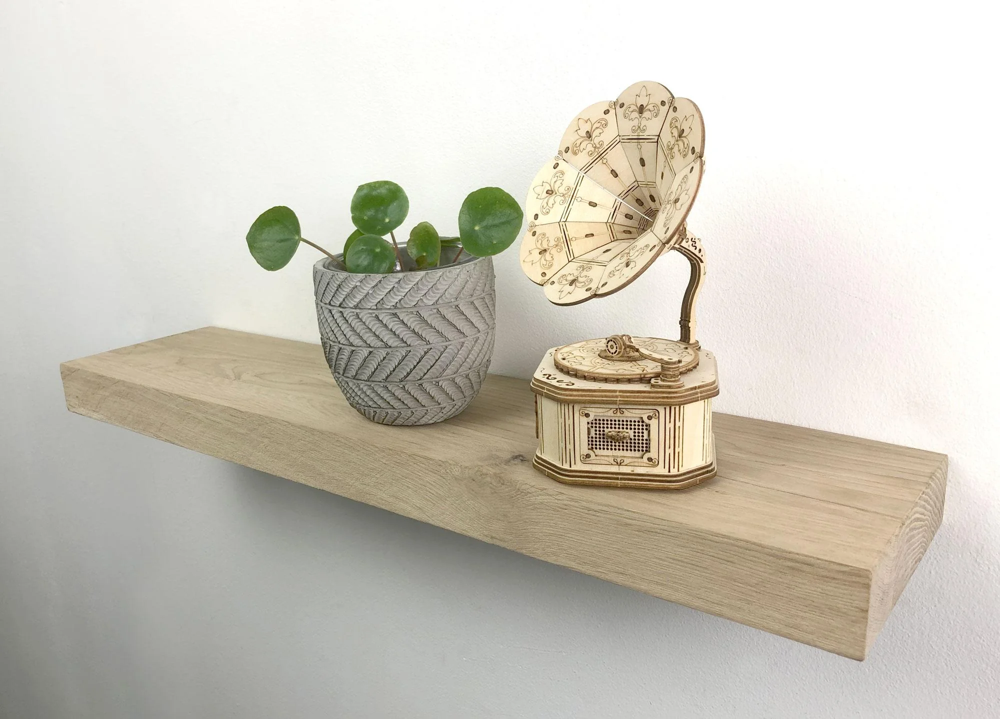 Woodbrothers Zwevende wandplank eiken recht 20x15cm - Image 3