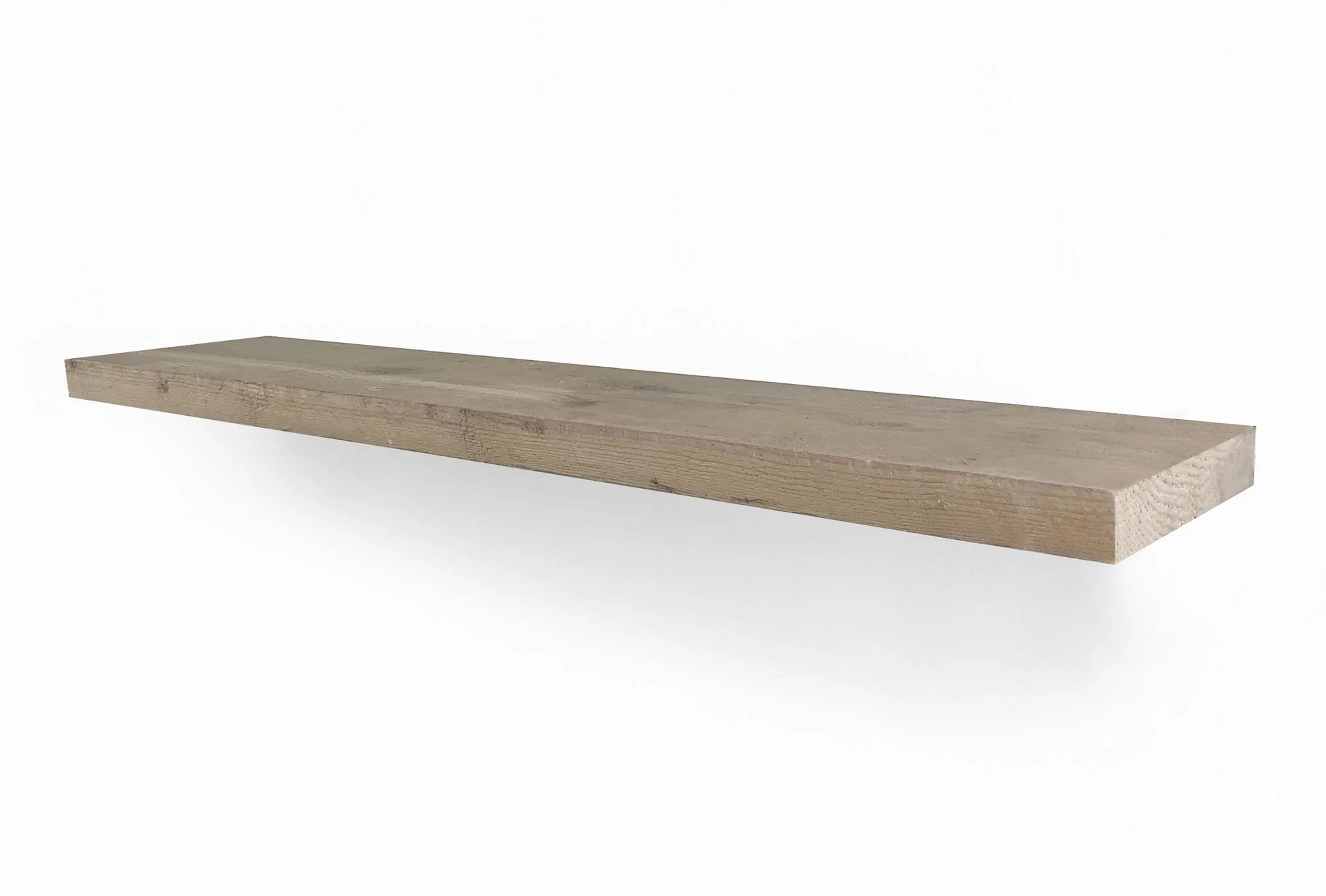 Woodbrothers Zwevende wandplank gebruikt steigerhout 80x20cm