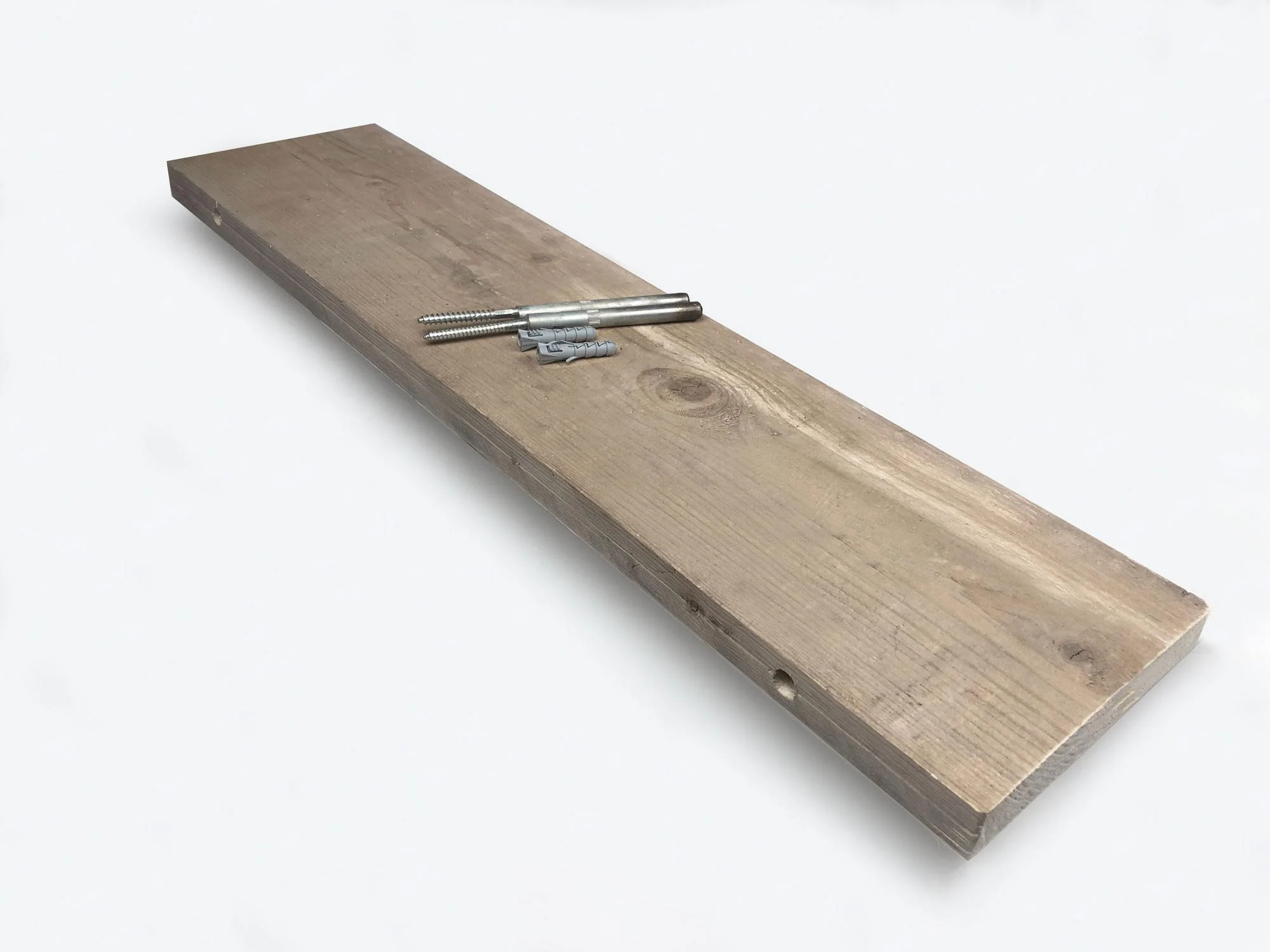 Woodbrothers Zwevende wandplank gebruikt steigerhout 80x20cm - Image 2