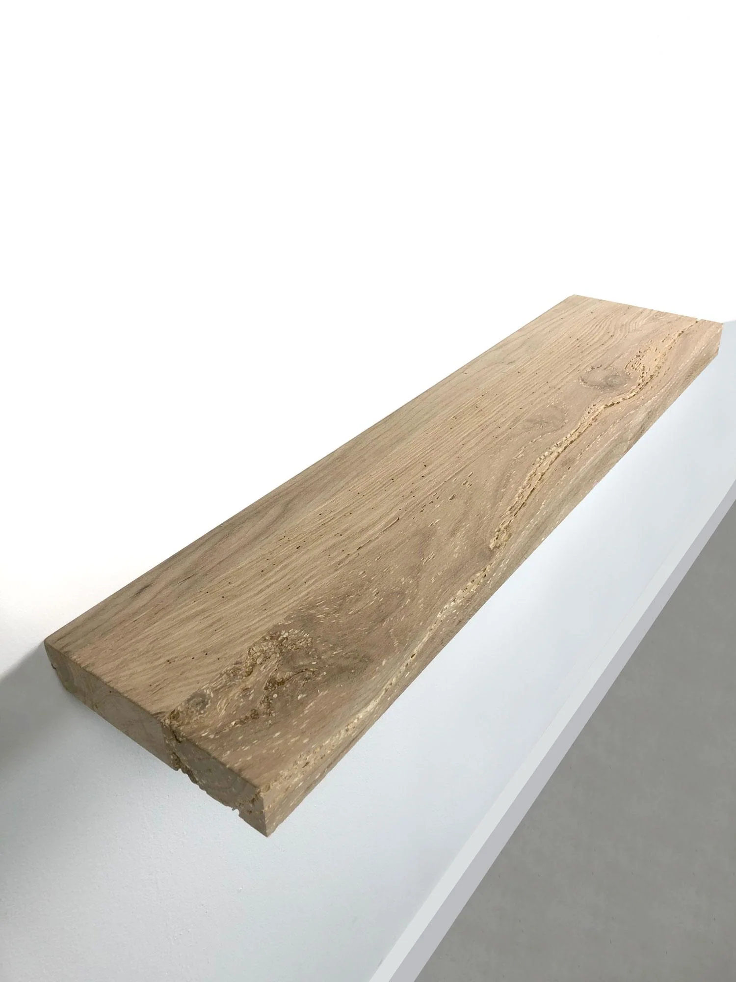 Woodbrothers Zwevende wandplank oud eiken recht 80x20cm - Image 3