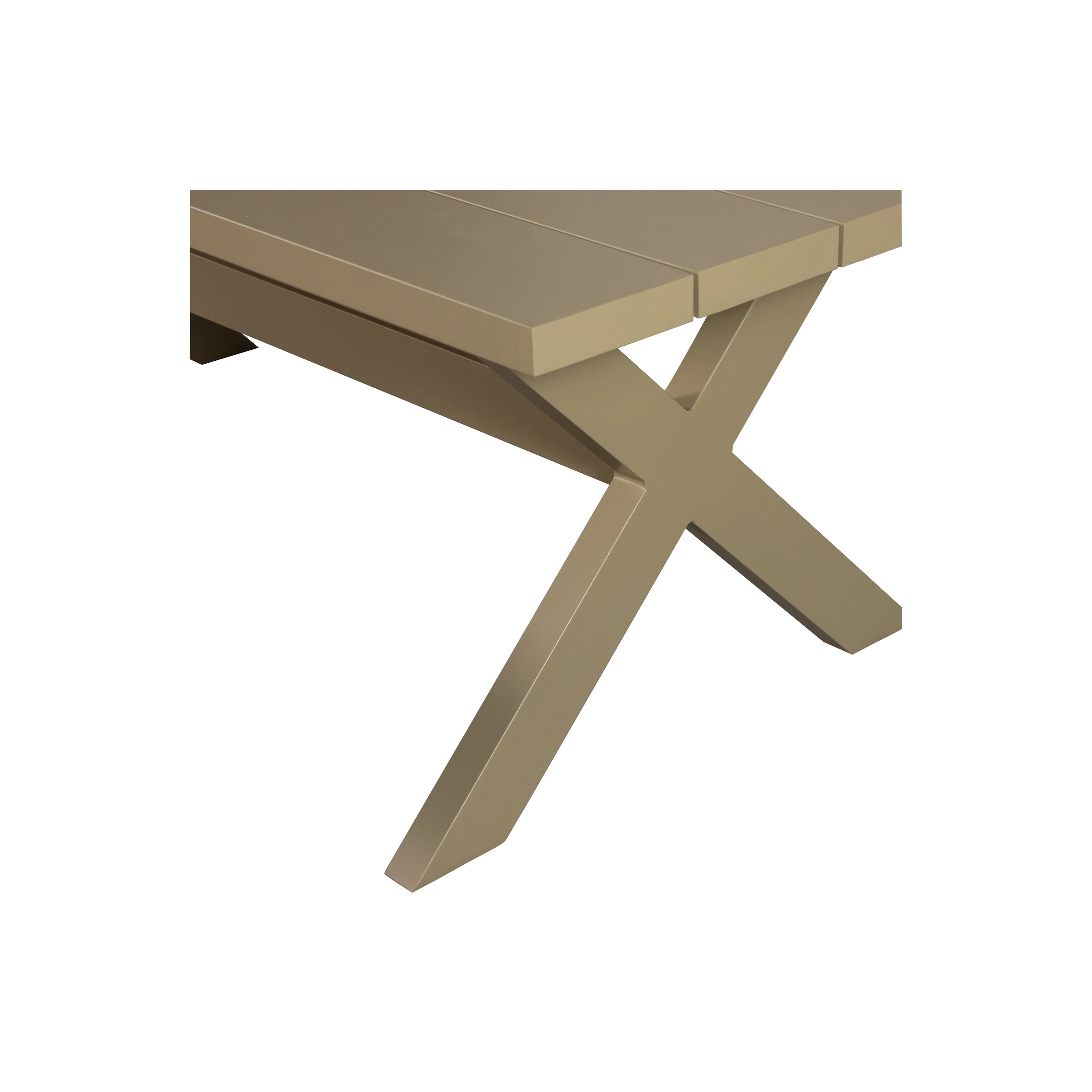 Woood Delta Picknicktafel Aluminium - Groen / Zand - Image 6