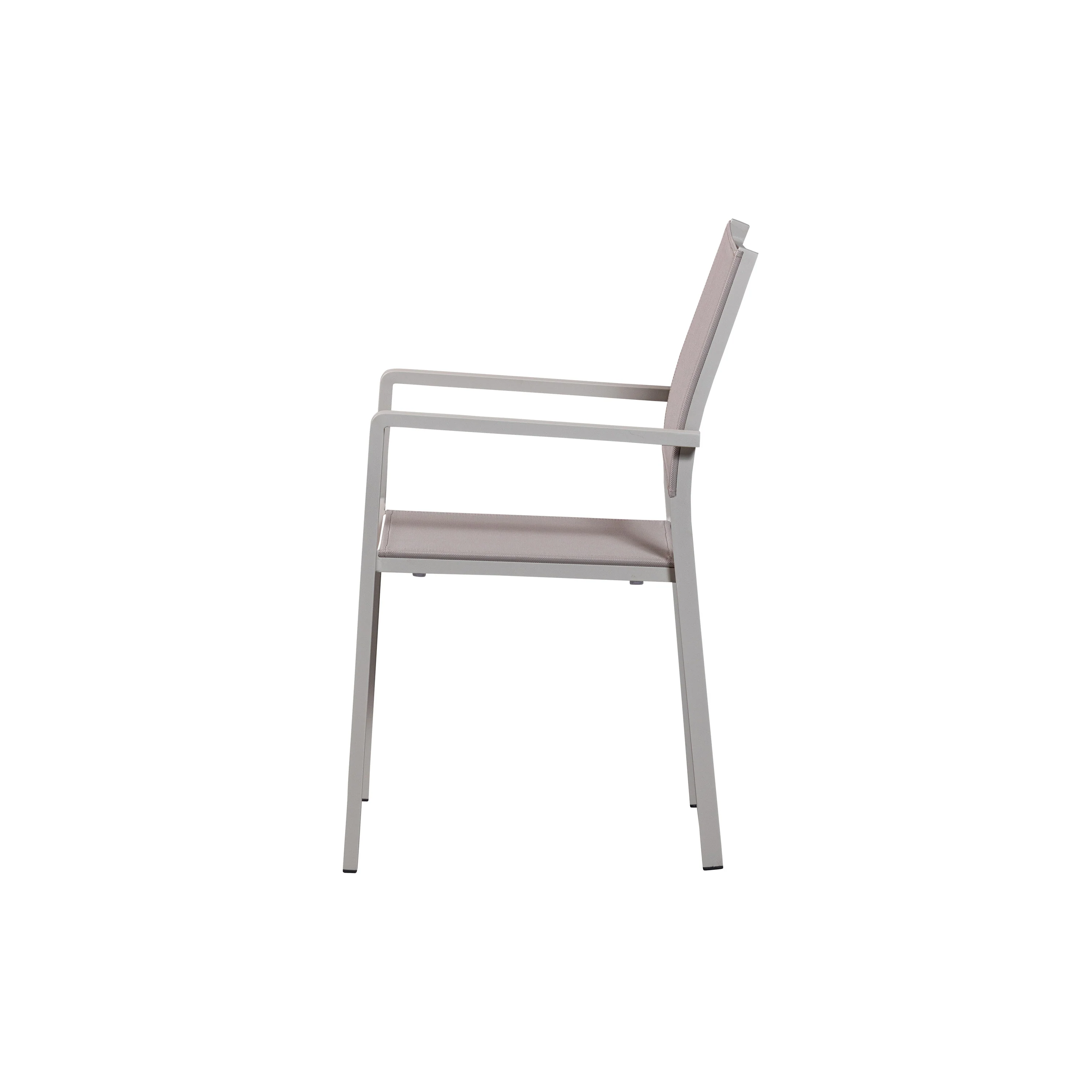 WOOOD Eetstoel Fowl - Aluminium|Textileen - Zand - 88x54x58 - Image 4