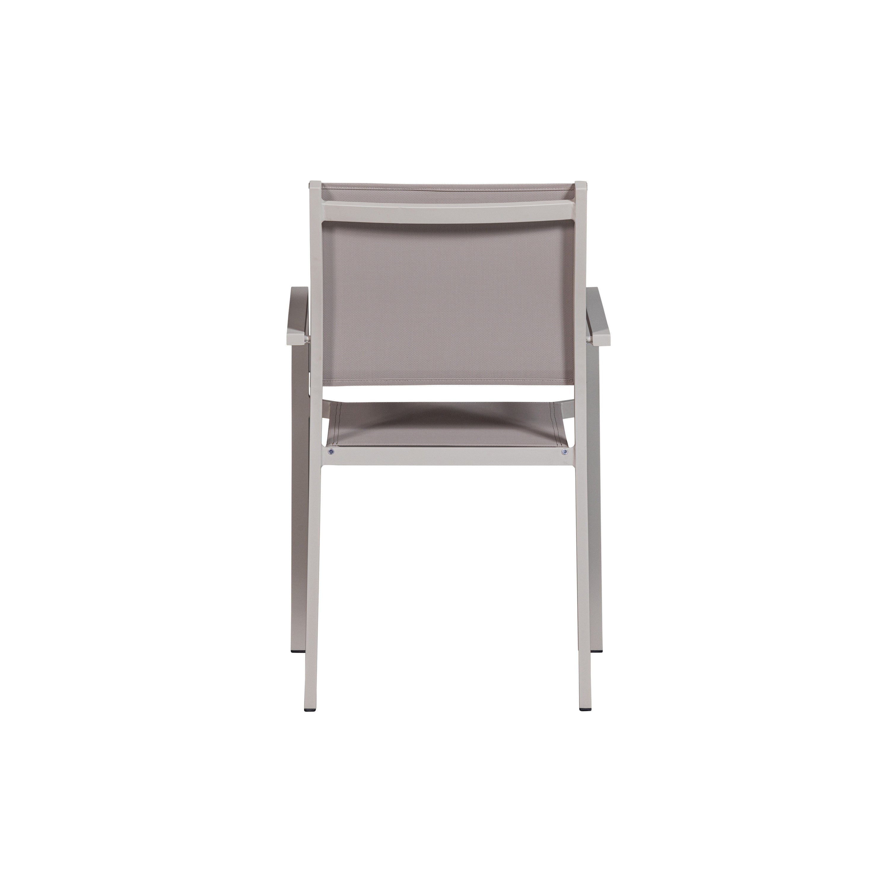 WOOOD Eetstoel Fowl - Aluminium|Textileen - Zand - 88x54x58 - Image 6