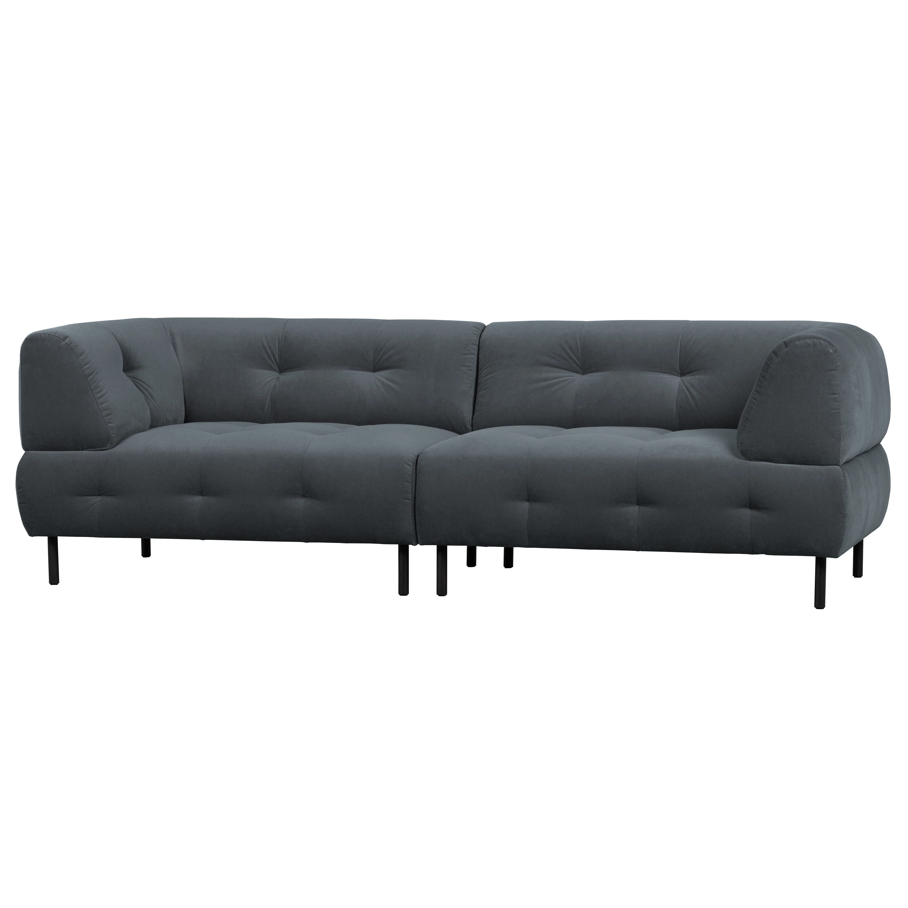 WOOOD Lloyd 4-Zits Bank - Velvet - Cloud - 75x245x90