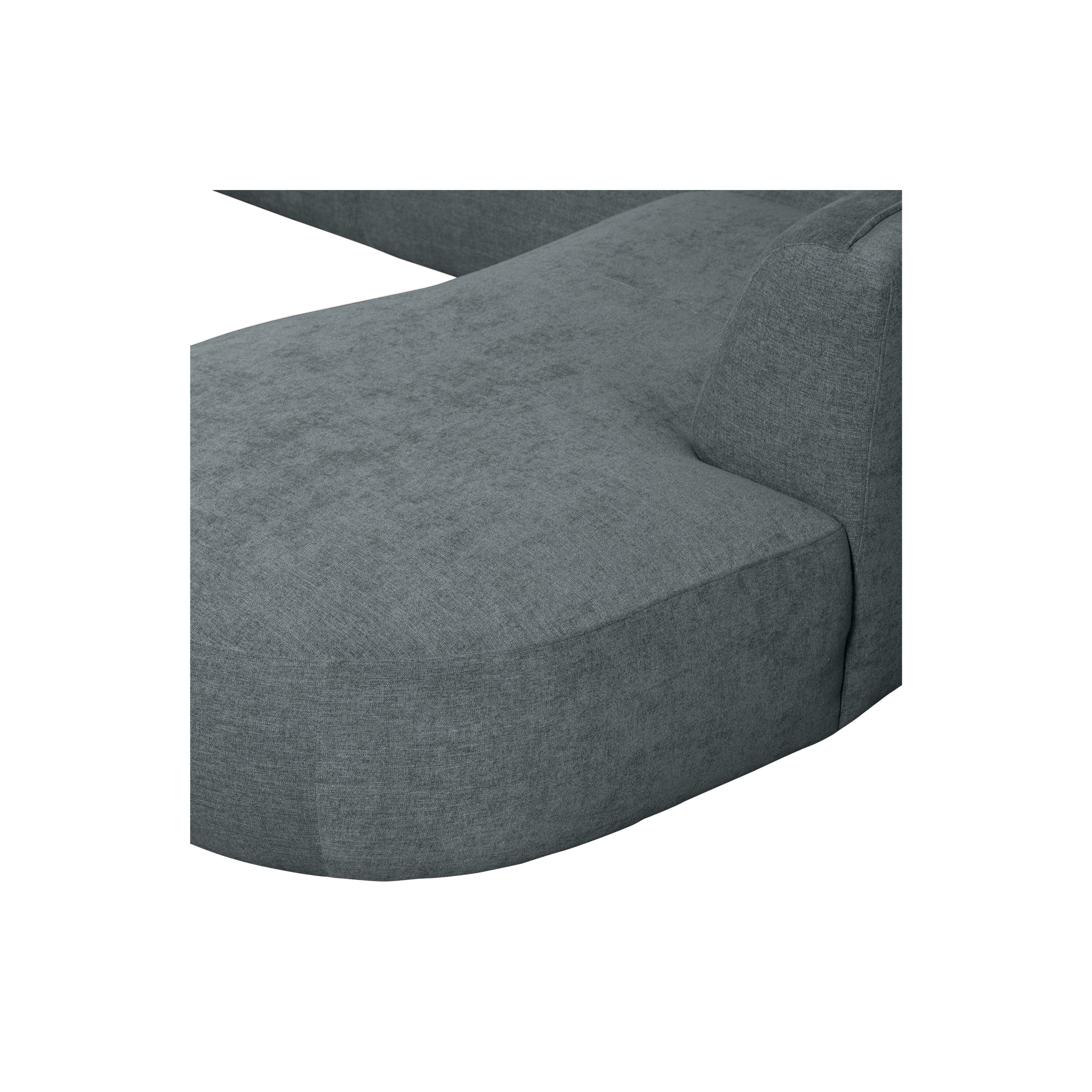 WOOOD Polly Bank Rechts - Polyester - Blauw|Groen - 71x353x150|245 - Image 2