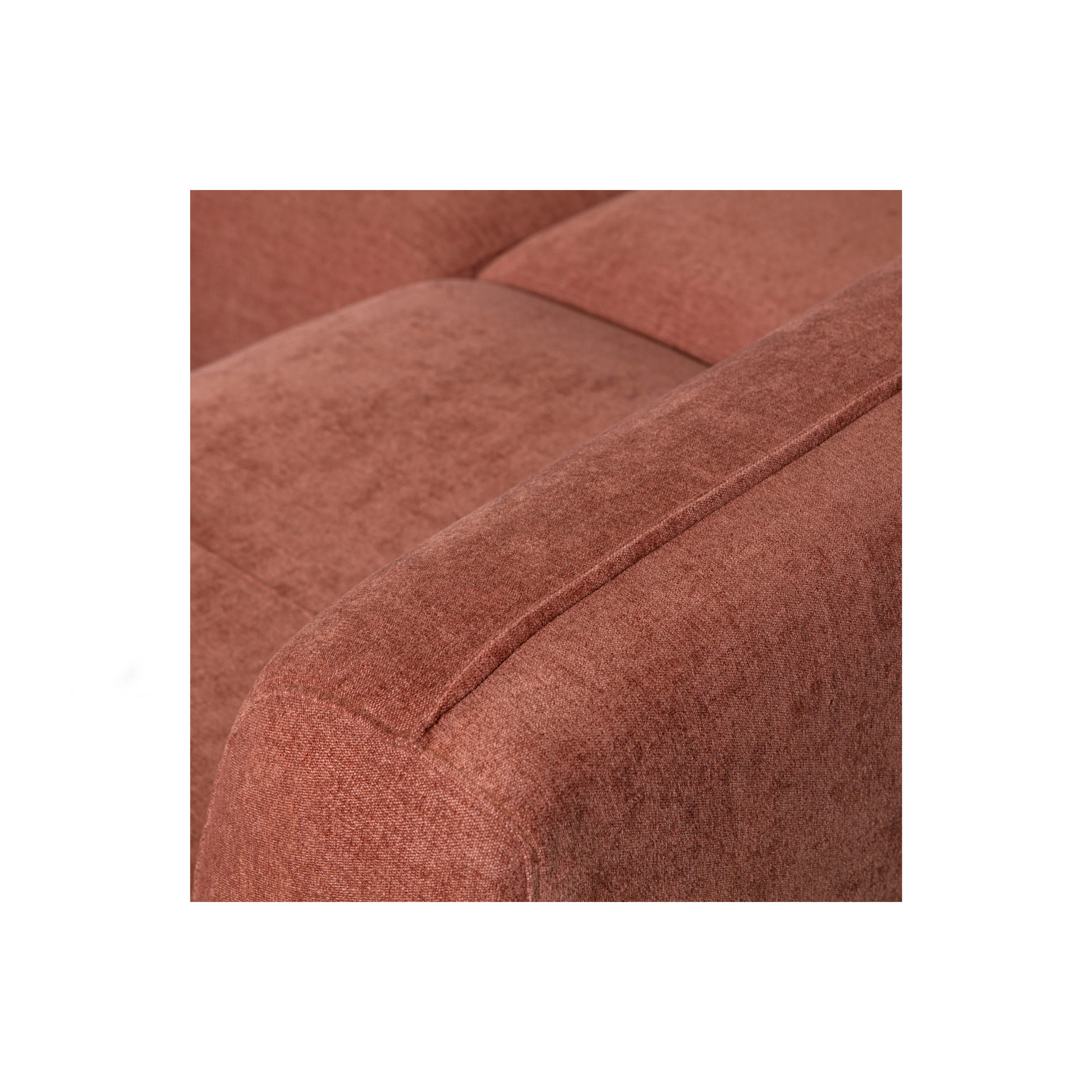 WOOOD Polly Bank Rechts - Polyester - Roze - 71x353x150|245 - Image 2