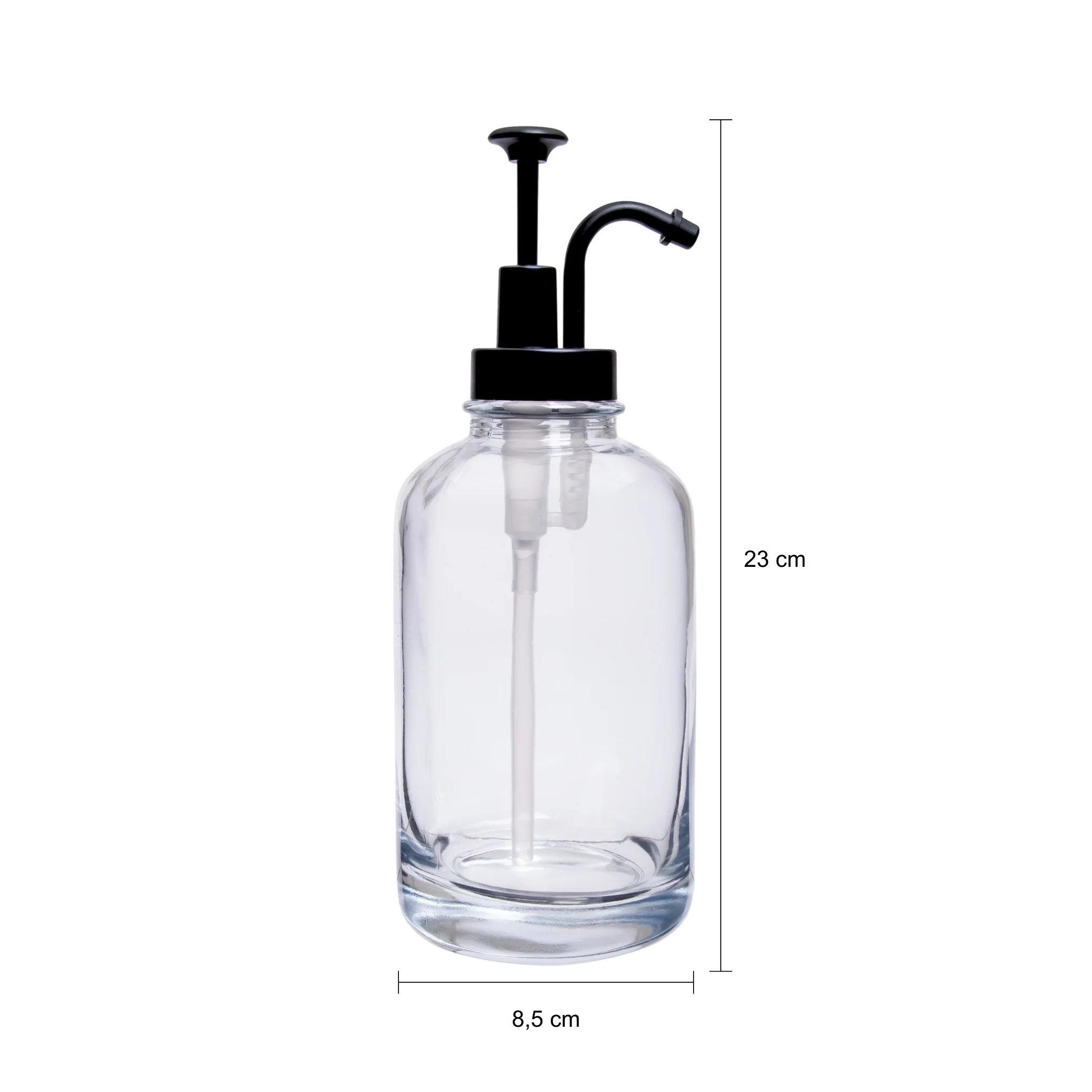 XIVADA Koffiesiroop dispenser - 500 ML - Glas - Zwart - Set van 2 - Image 7