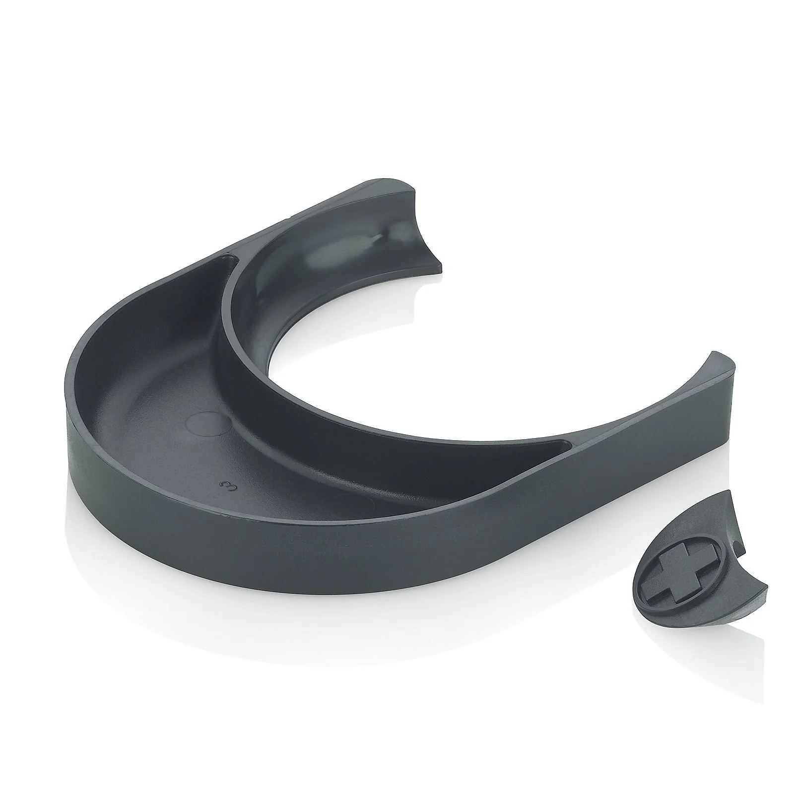 Zeep- en Desinfectie Dispenser, 0.45 L, Donker Grijs - Kela | Aurie - Image 3