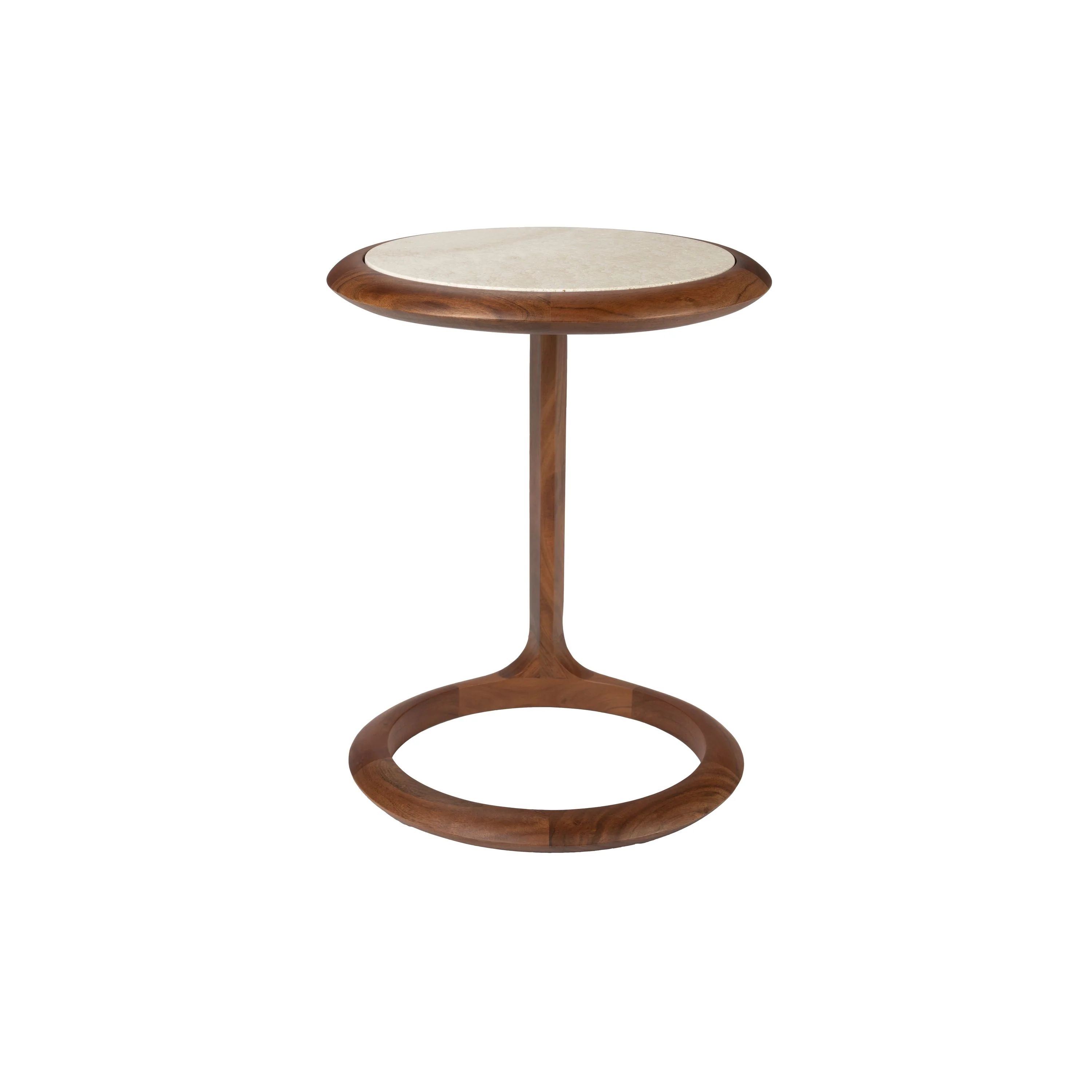 Zuiver Doppio Bijzettafel Rond Bruin - Image 3